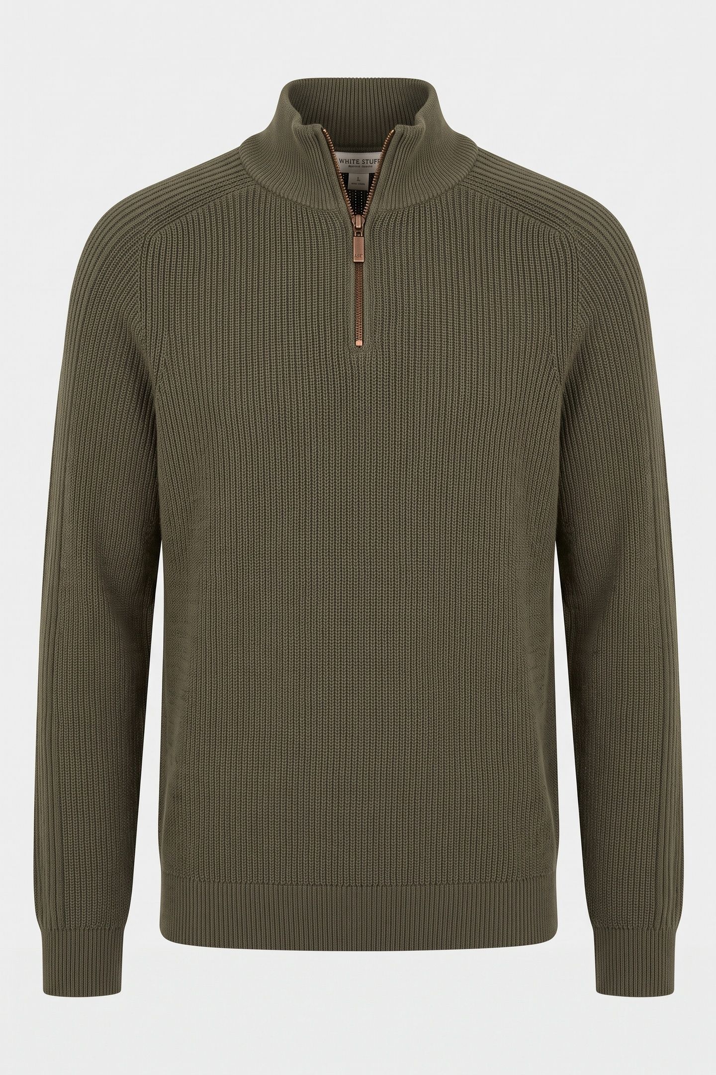 PENTIRE HALF ZIP KHAKI GREEN 3
