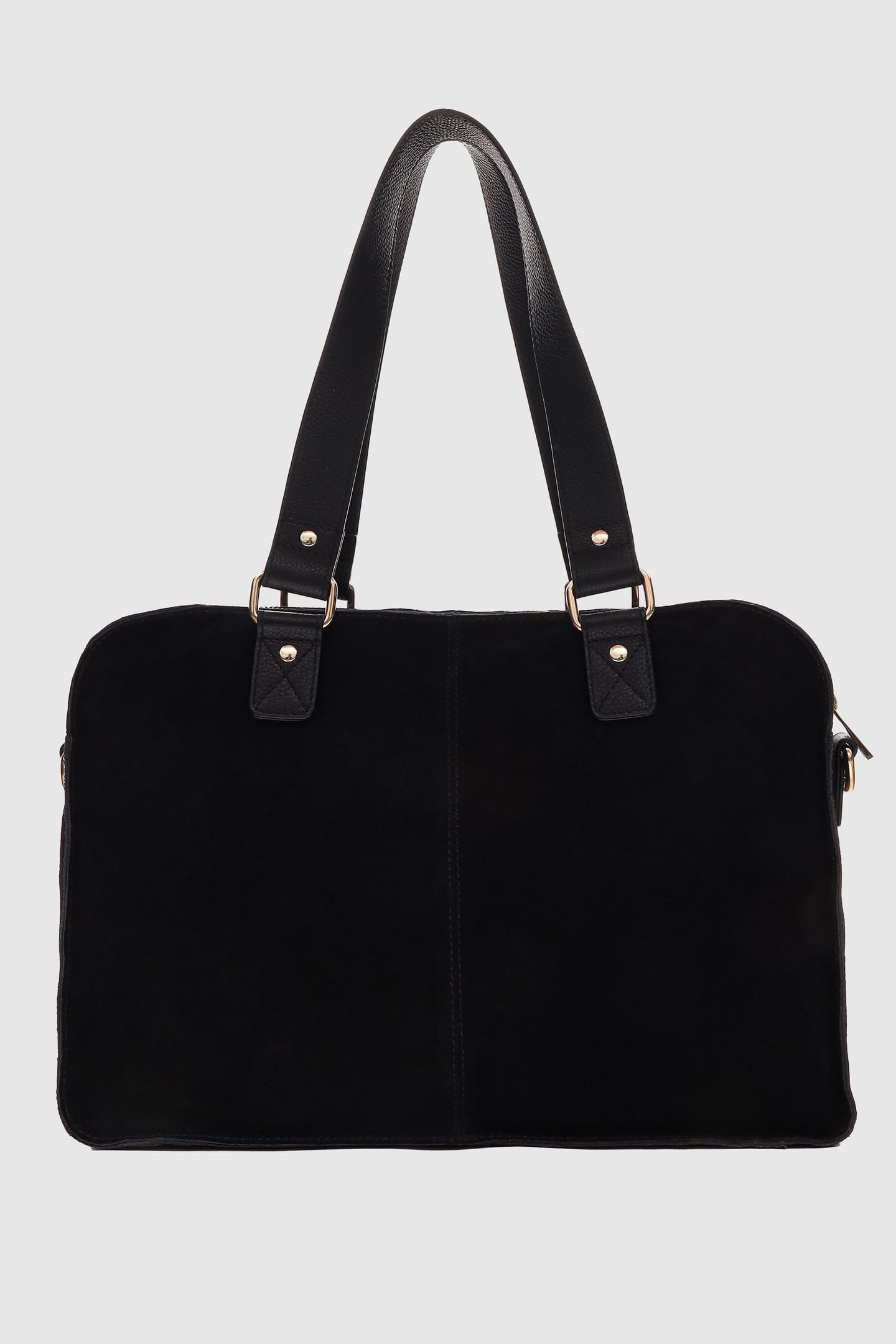 MILLE SUEDE MIX BLACK W. GOLD 3