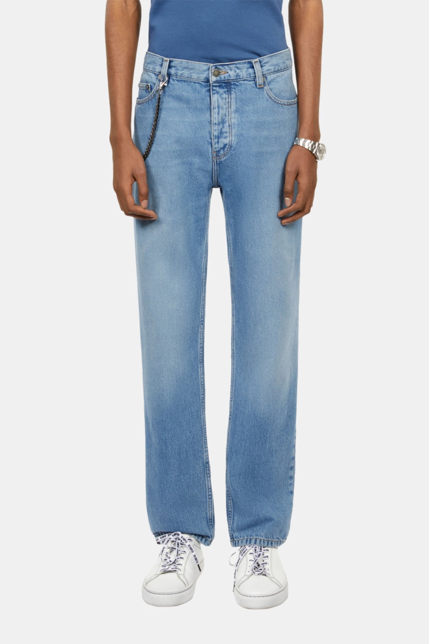 BLUE STRAIGHT JEANS BLUE DENIM 1