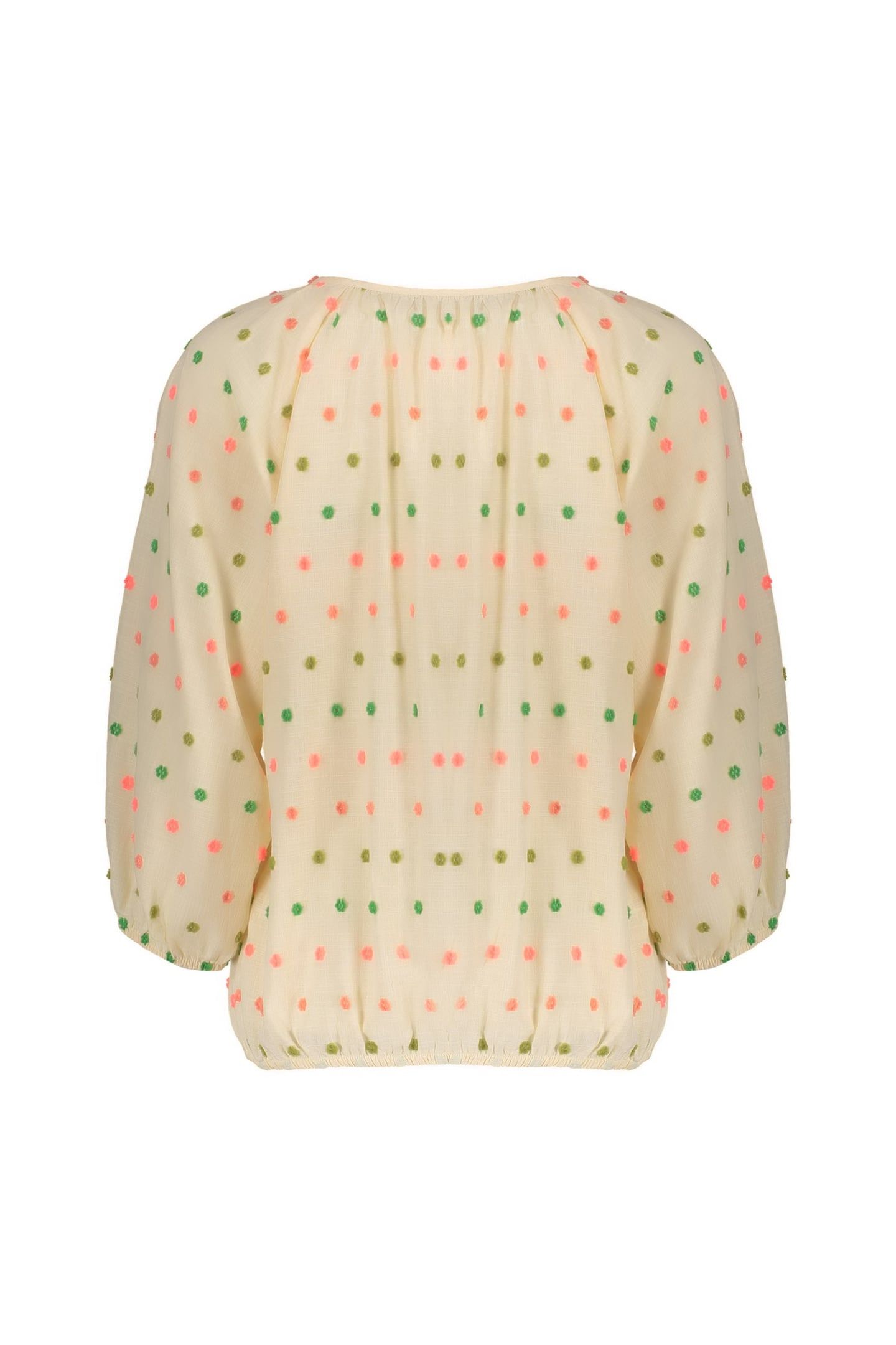 TOP ECRU/GREEN/BLUSH 2