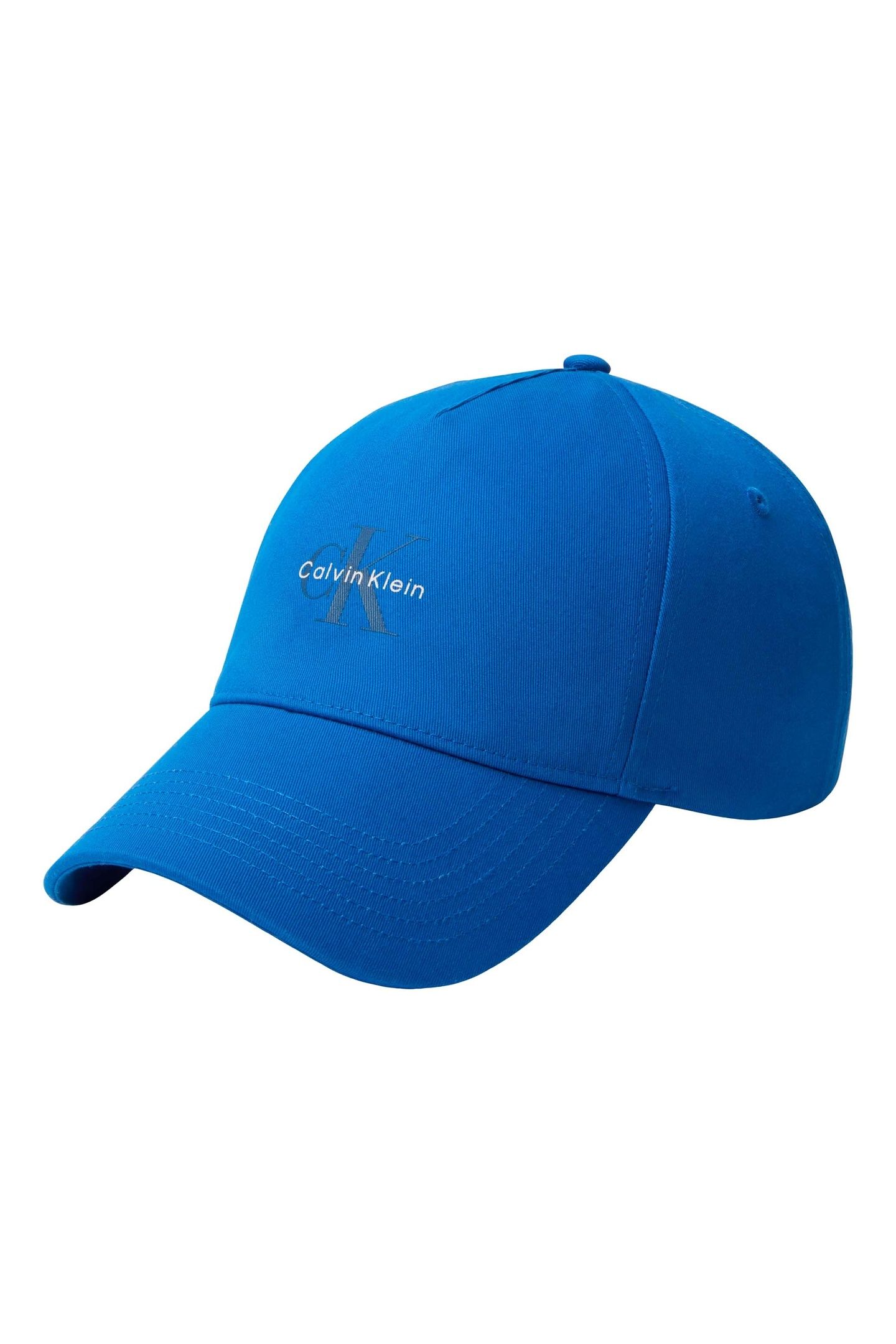 MONOLOGO PRINTED BASEBALL CAP FRENCH BLUE 1
