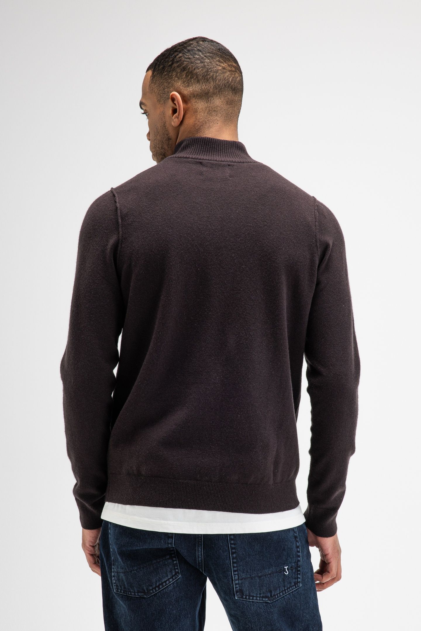 CLIFTON HALFZIP TOPAZ BROWN 2