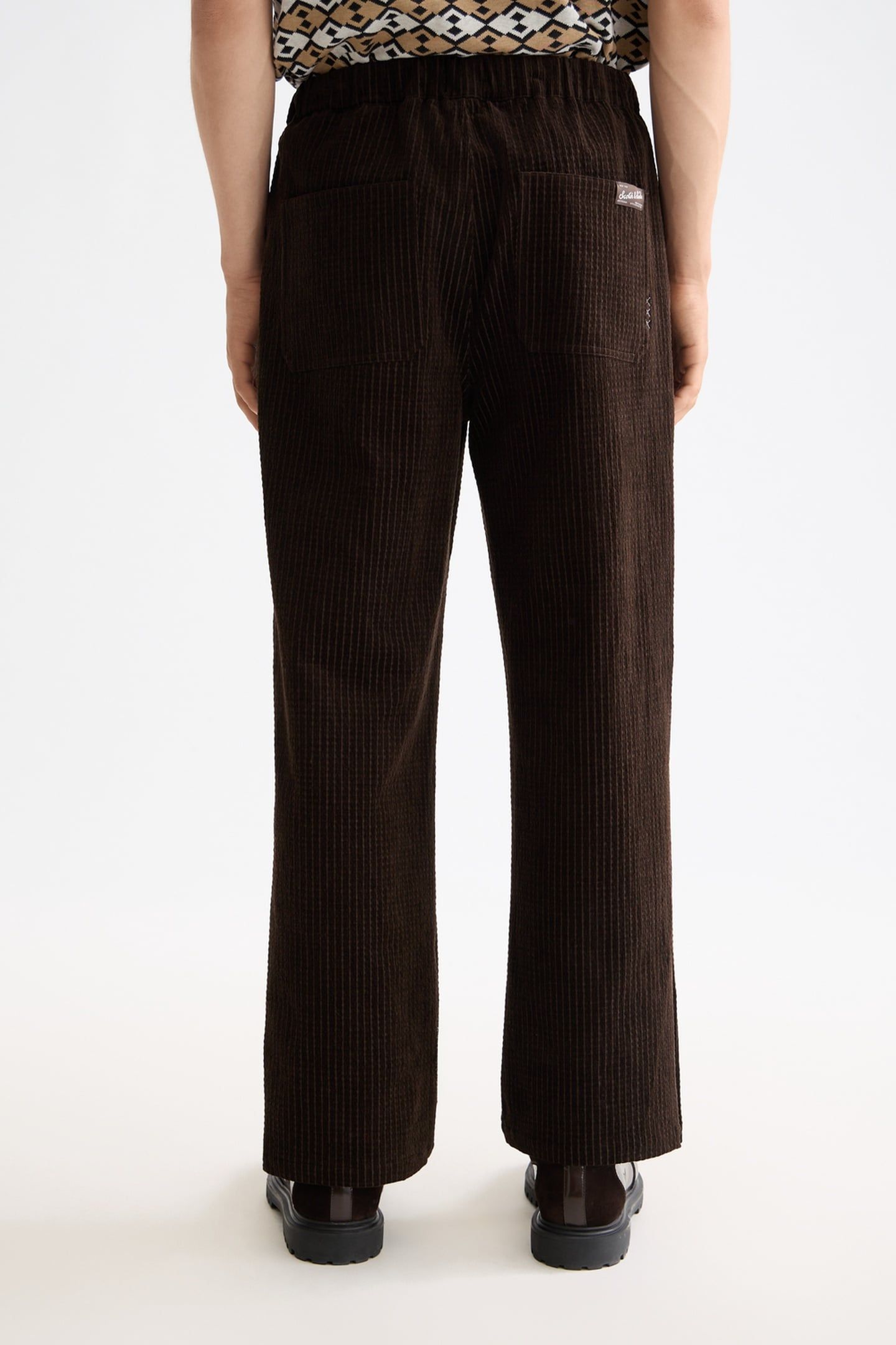 JACQUARD COTTON-BLEND CORDUROY RELAXED FIT JOGGER DEMITASSE 3