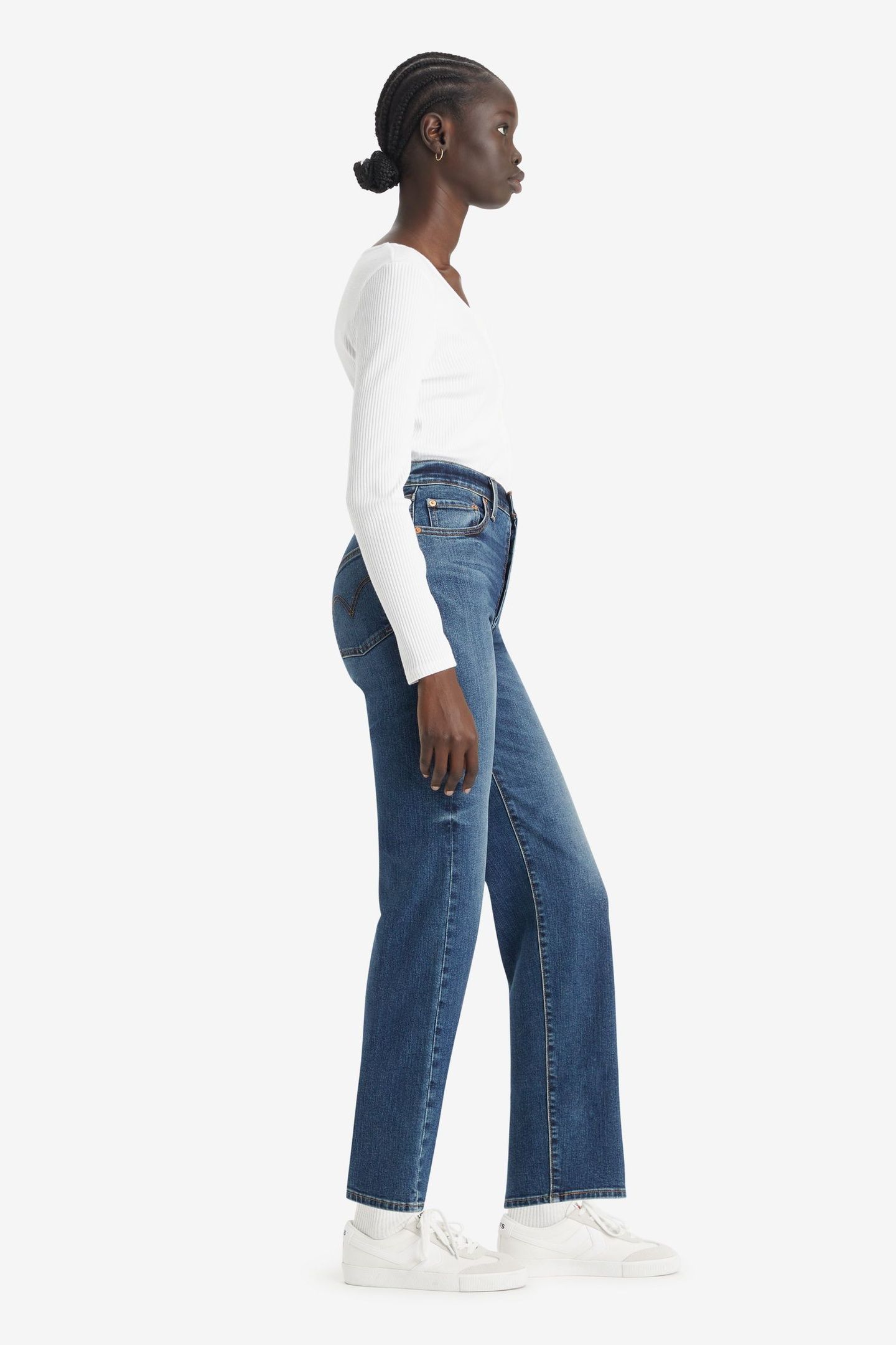 RIBCAGE STRAIGHT ANKLE JEANS 3