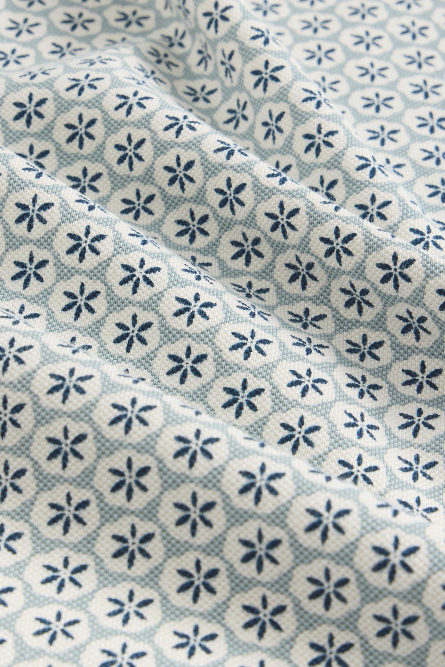 GEO PRINTED POLO BLUE PRINT 5
