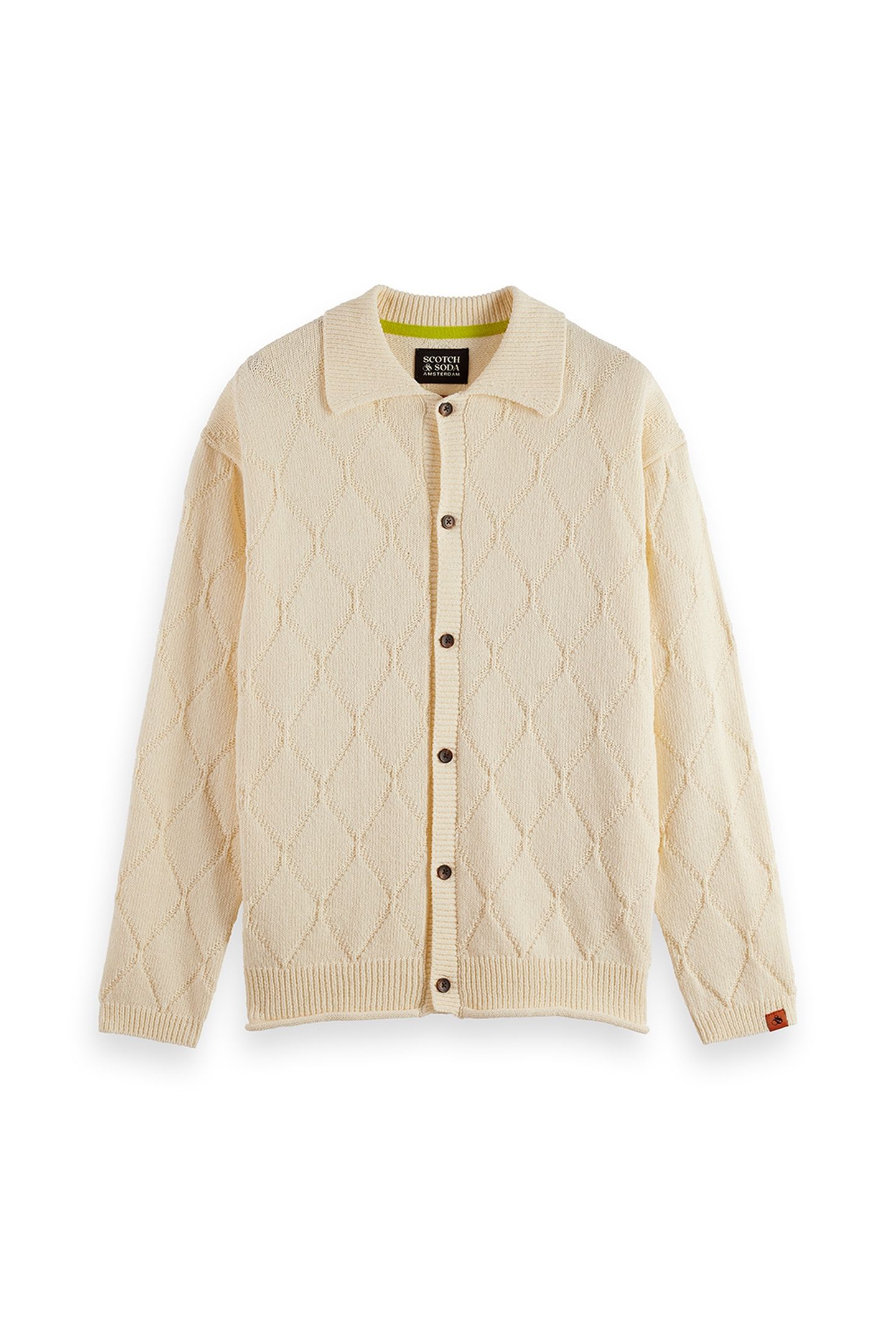 OPEN WORK LONG SLEEVE SHIRT EGGNOG 3