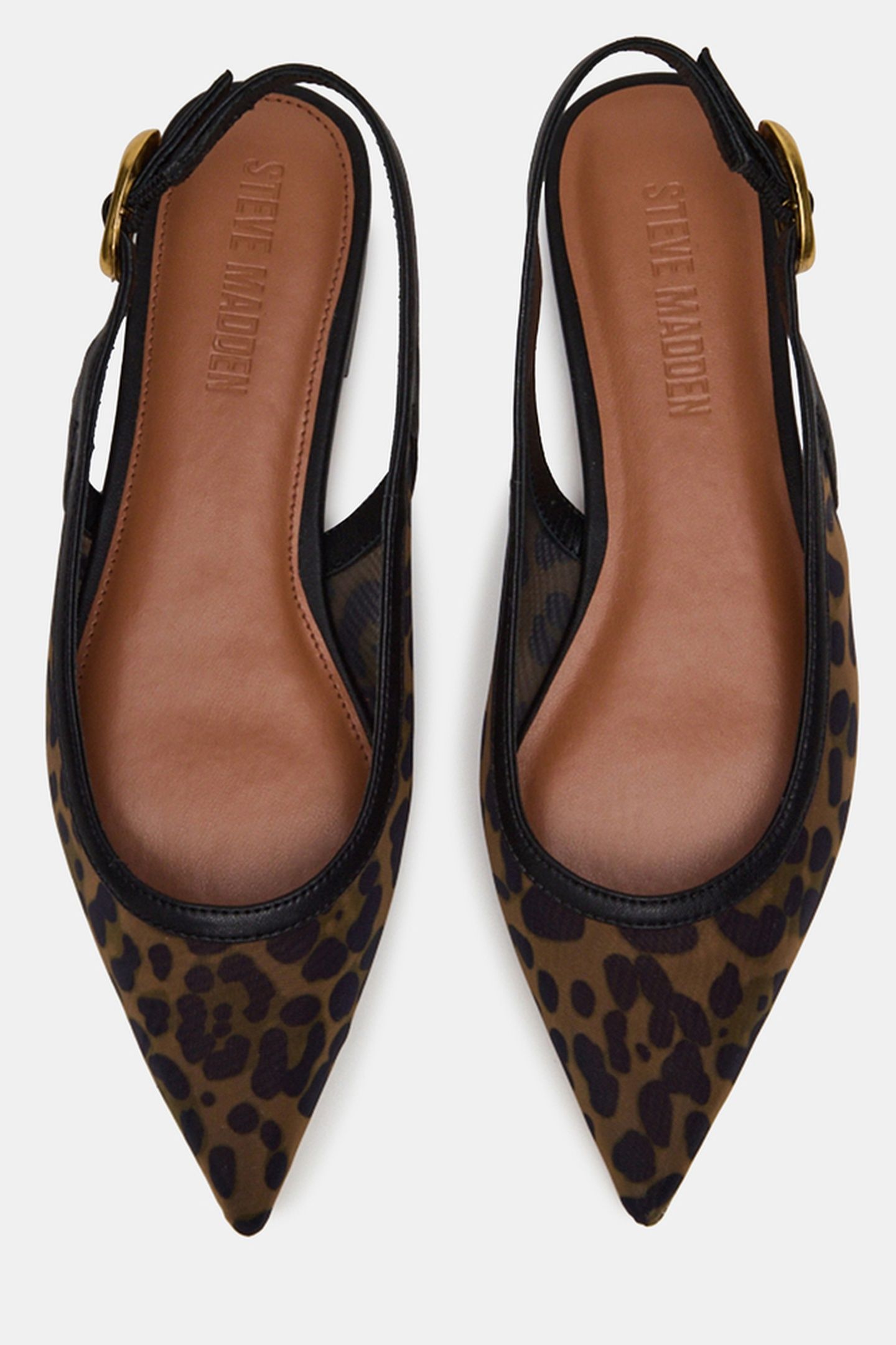 OTTIE FLAT SHOES BLACK/LEOPARD 4