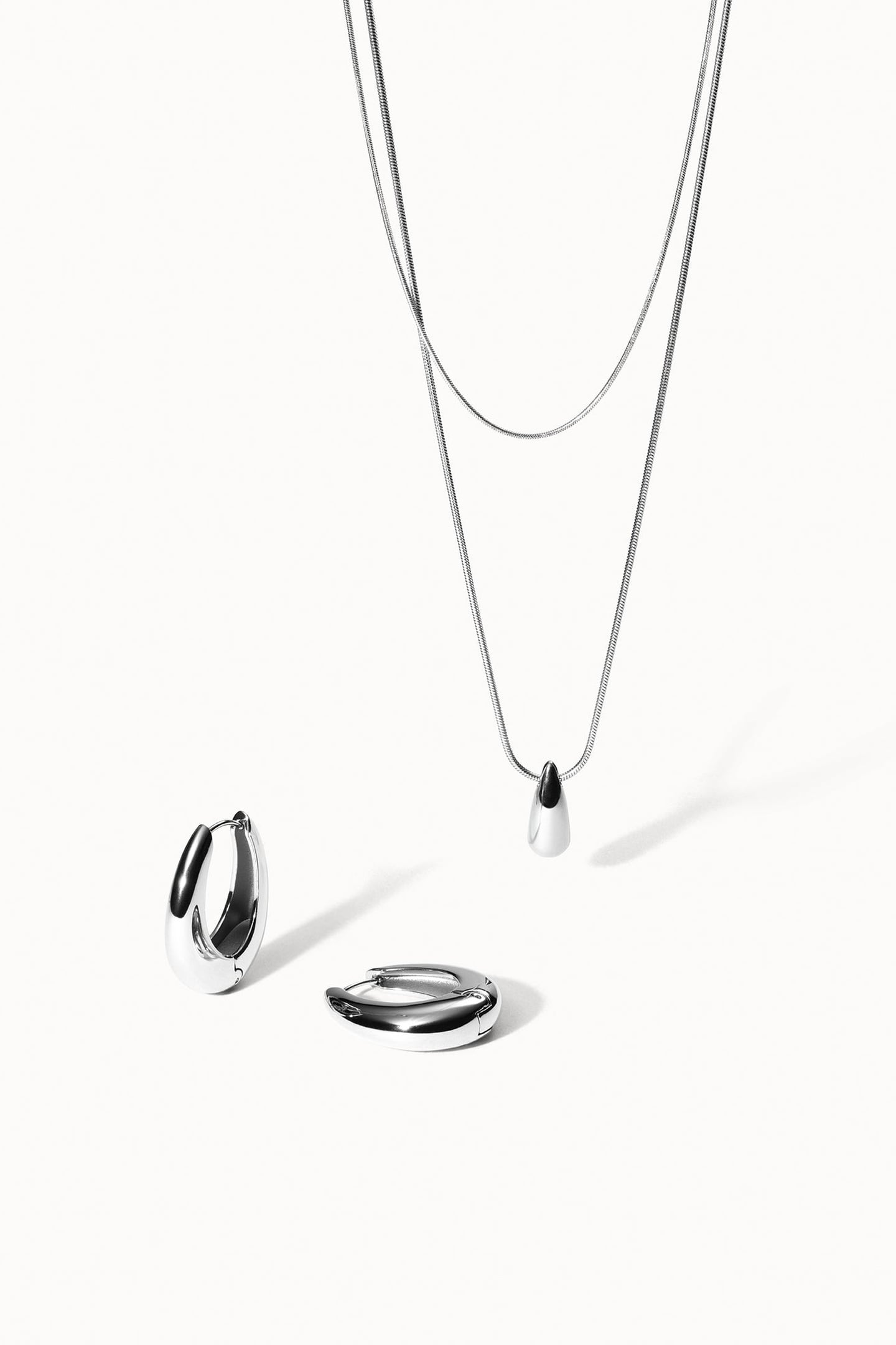 MAHINA CLUB DEWDROP SET SILVER 7