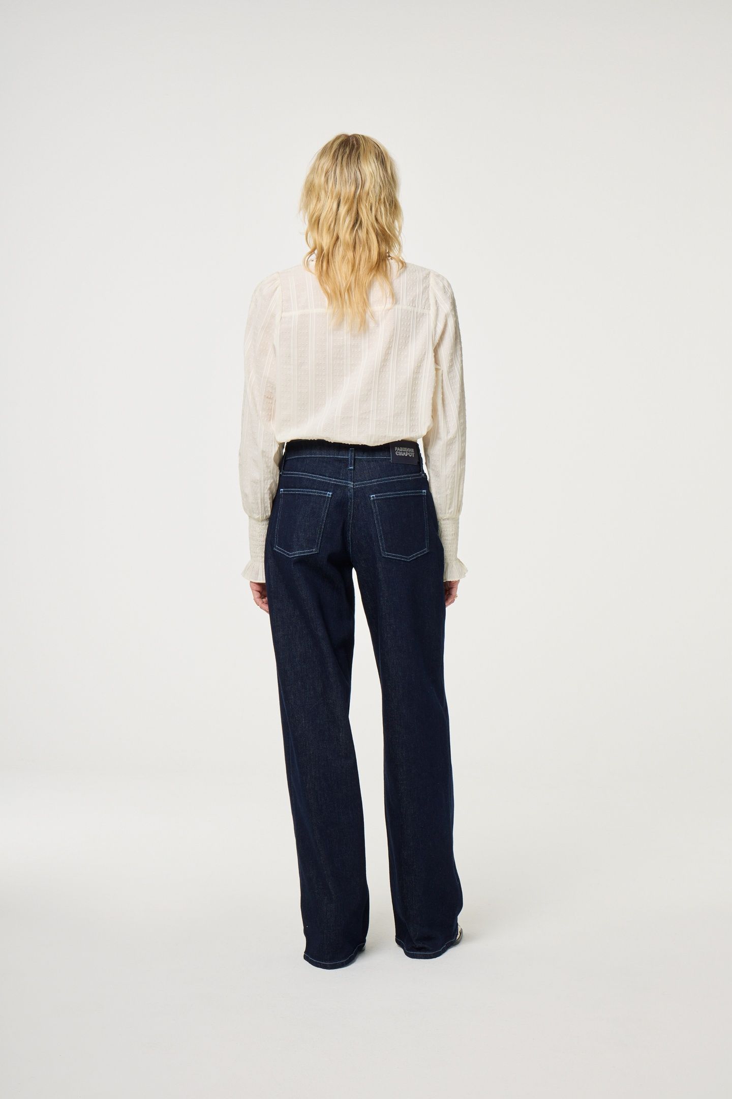 LUCY WIDE LEG JEANS RINSED 5