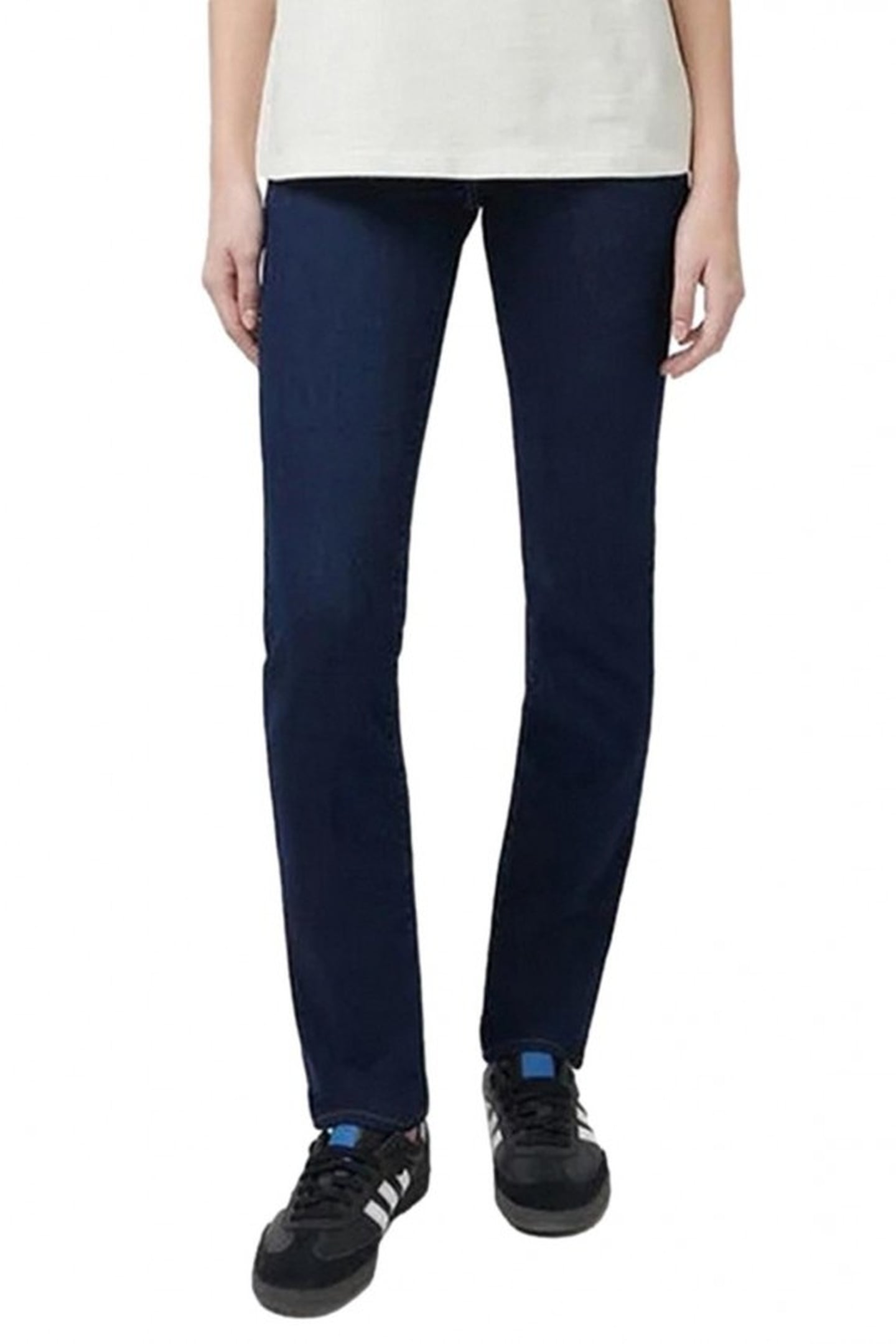 SLIM DARK WASH DENIM BLUE JEANS 1