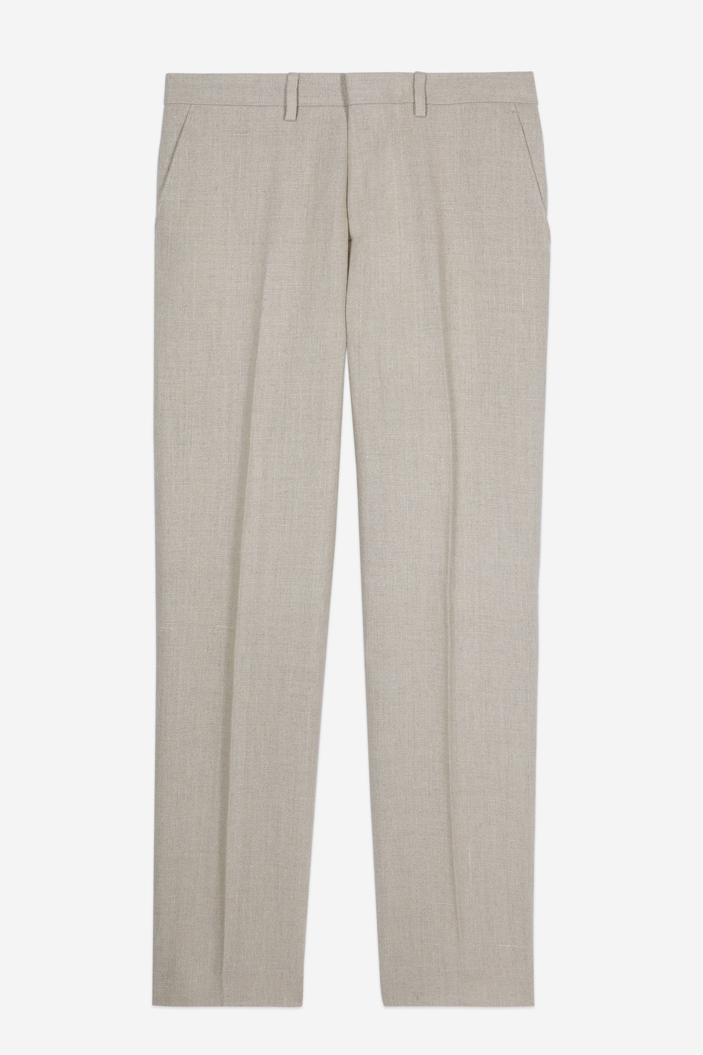 STRAIGHT-LEG TROUSERS BEIGE 5