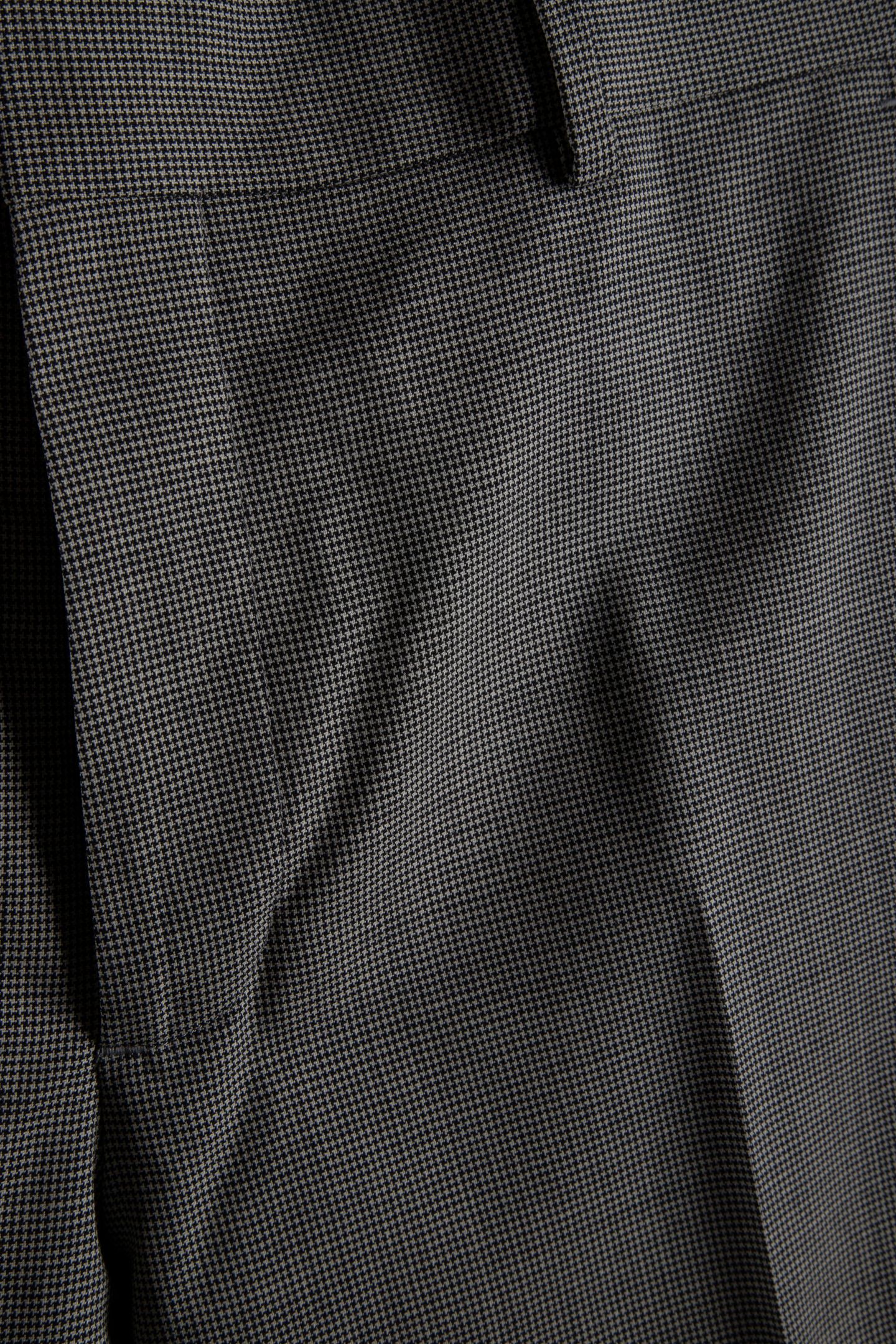 HOUNDSTOOTH SLIM SUIT PANTS BRILLIANT WHITE 5