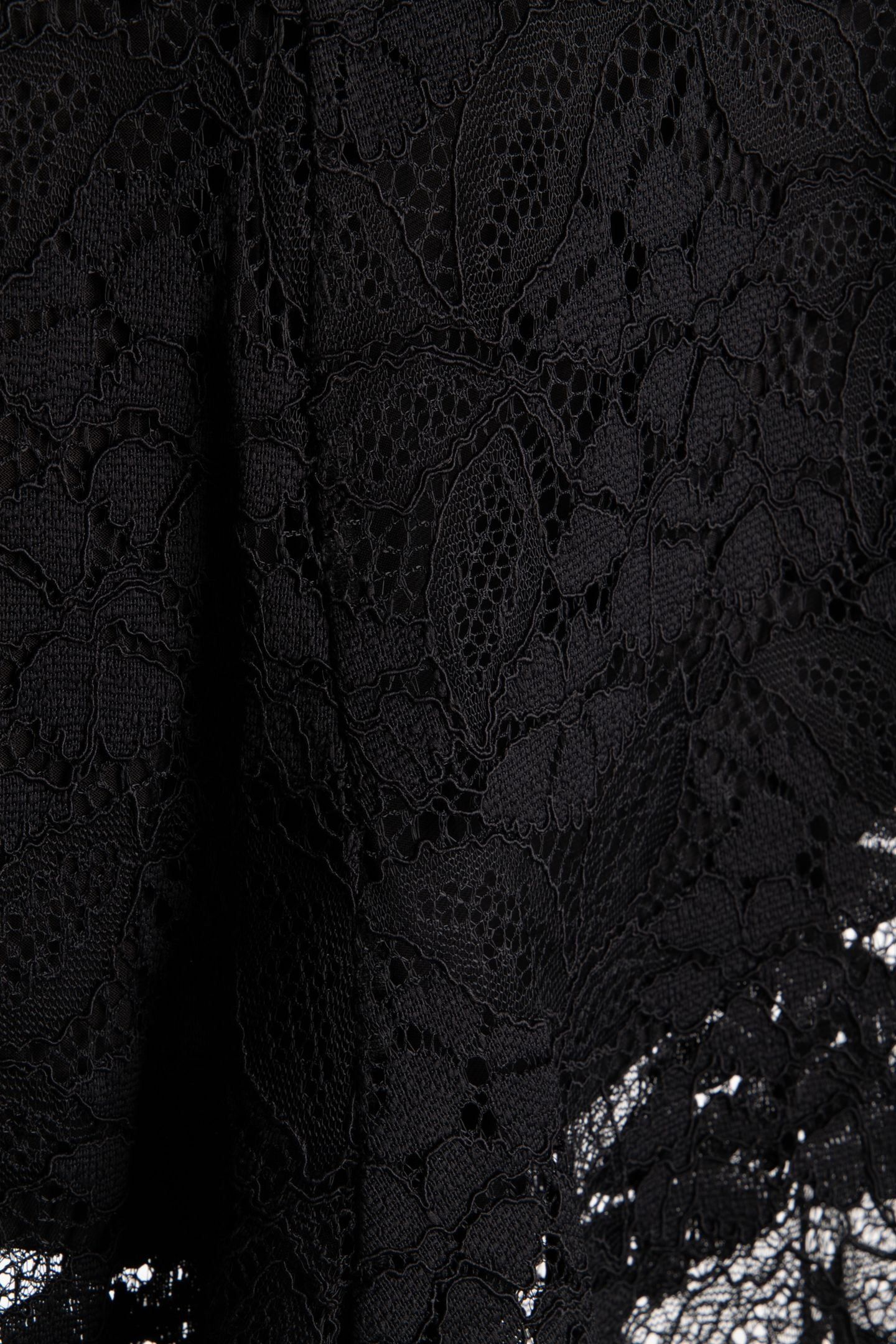 STRETCH LACE TROUSERS BLACK 4