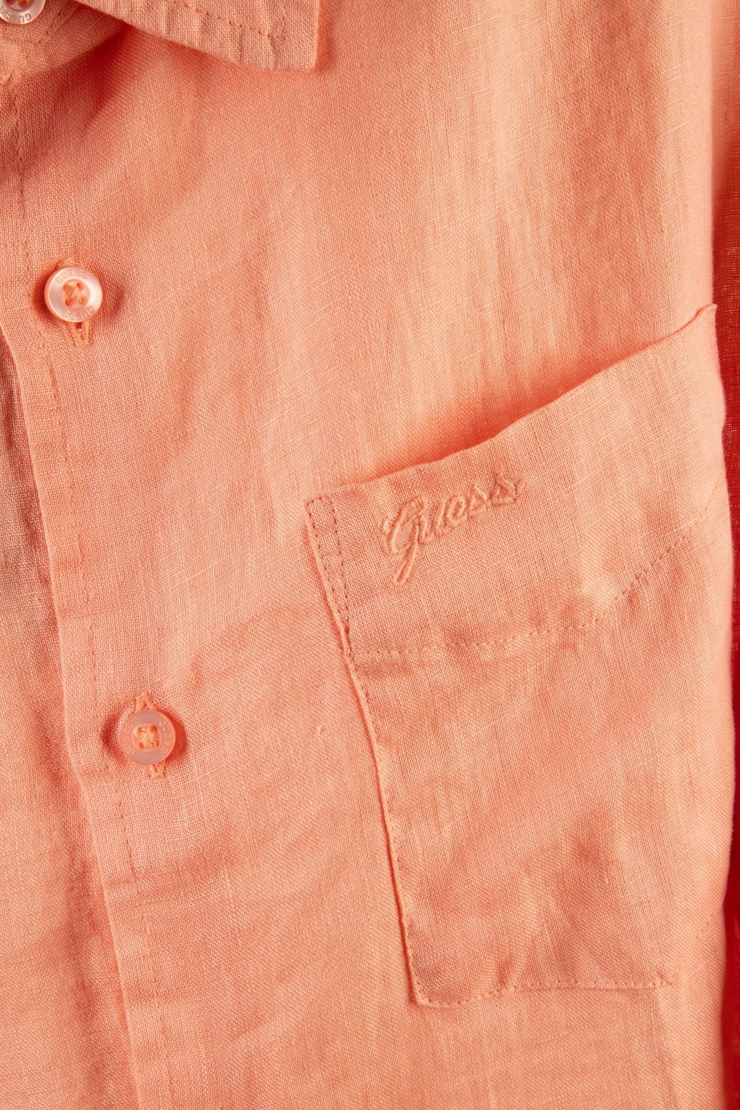 GUESS ECO LS NAPA LINEN SHIRT FUJI SUNRISE MULTI 4