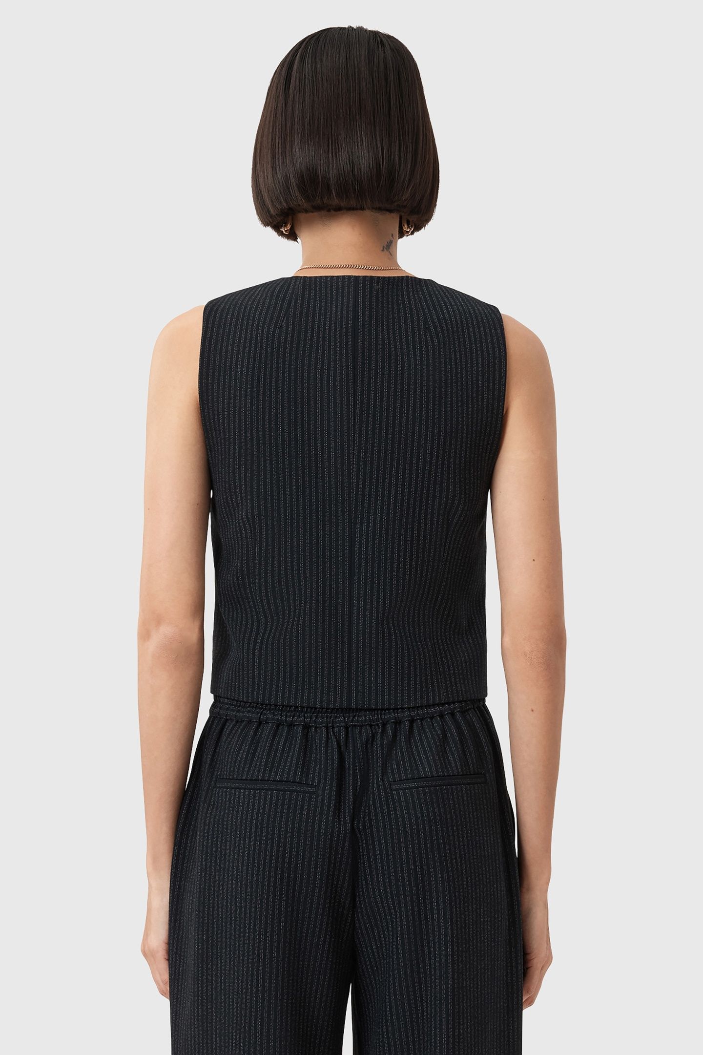 ALEIDA PIN WAISTCOAT BLACK 4