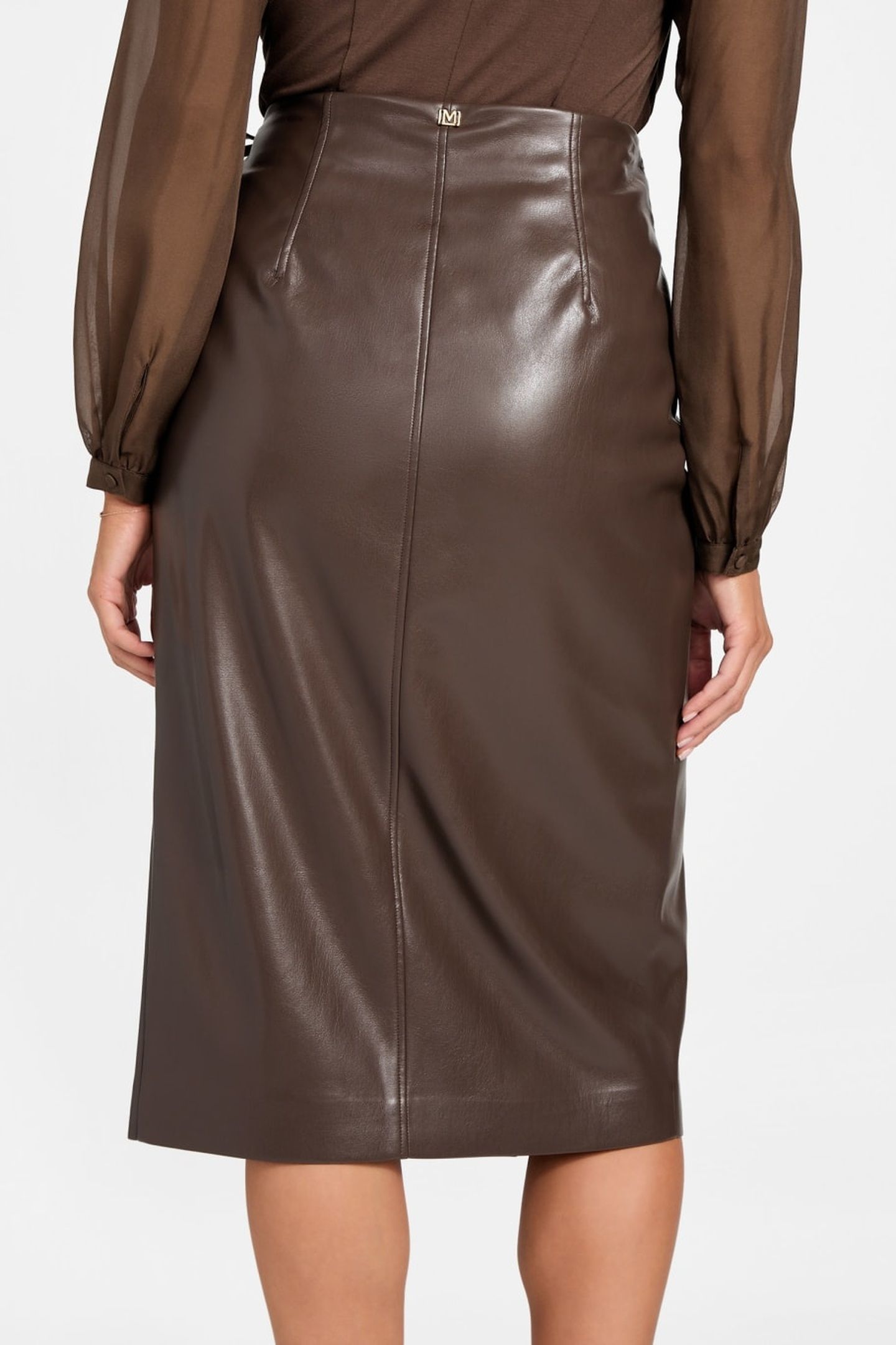 GLADYS WRAP SKIRT CHOCOLATE BROWNIE 4
