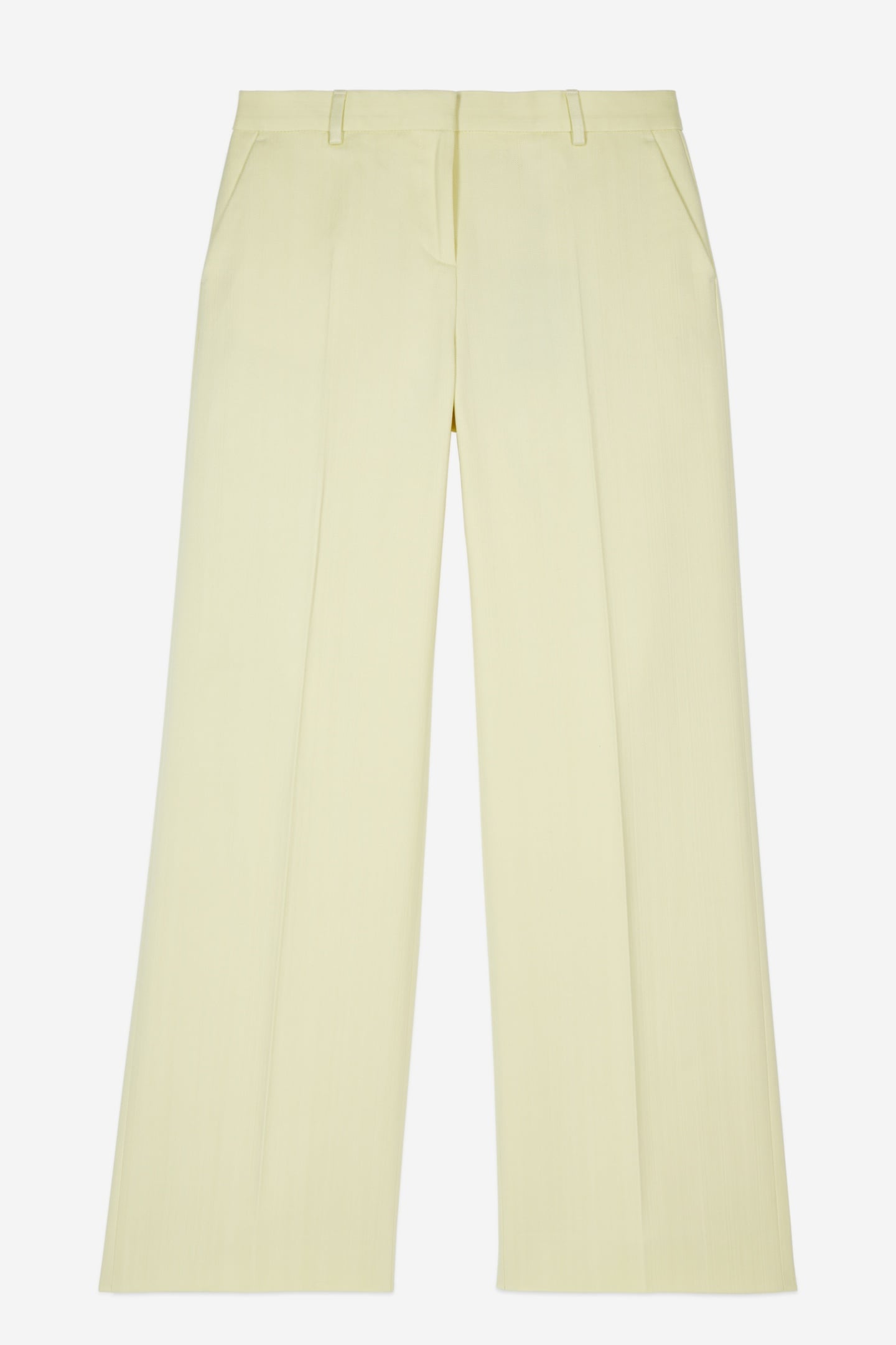 FLARE SUIT PANTS BRIGHT YELLOW 6