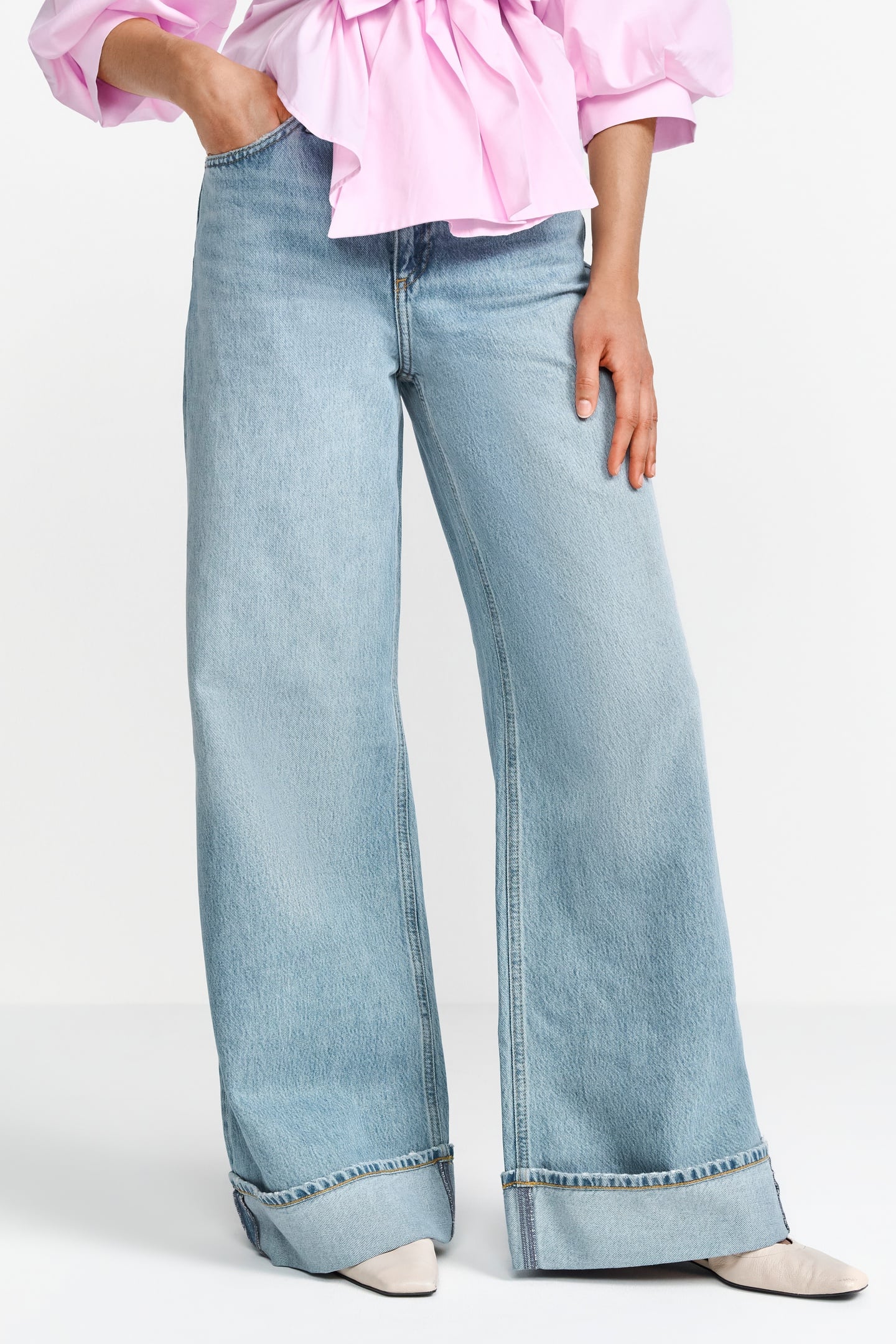 MARLENE ROLL-UP DENIM BLUE 2