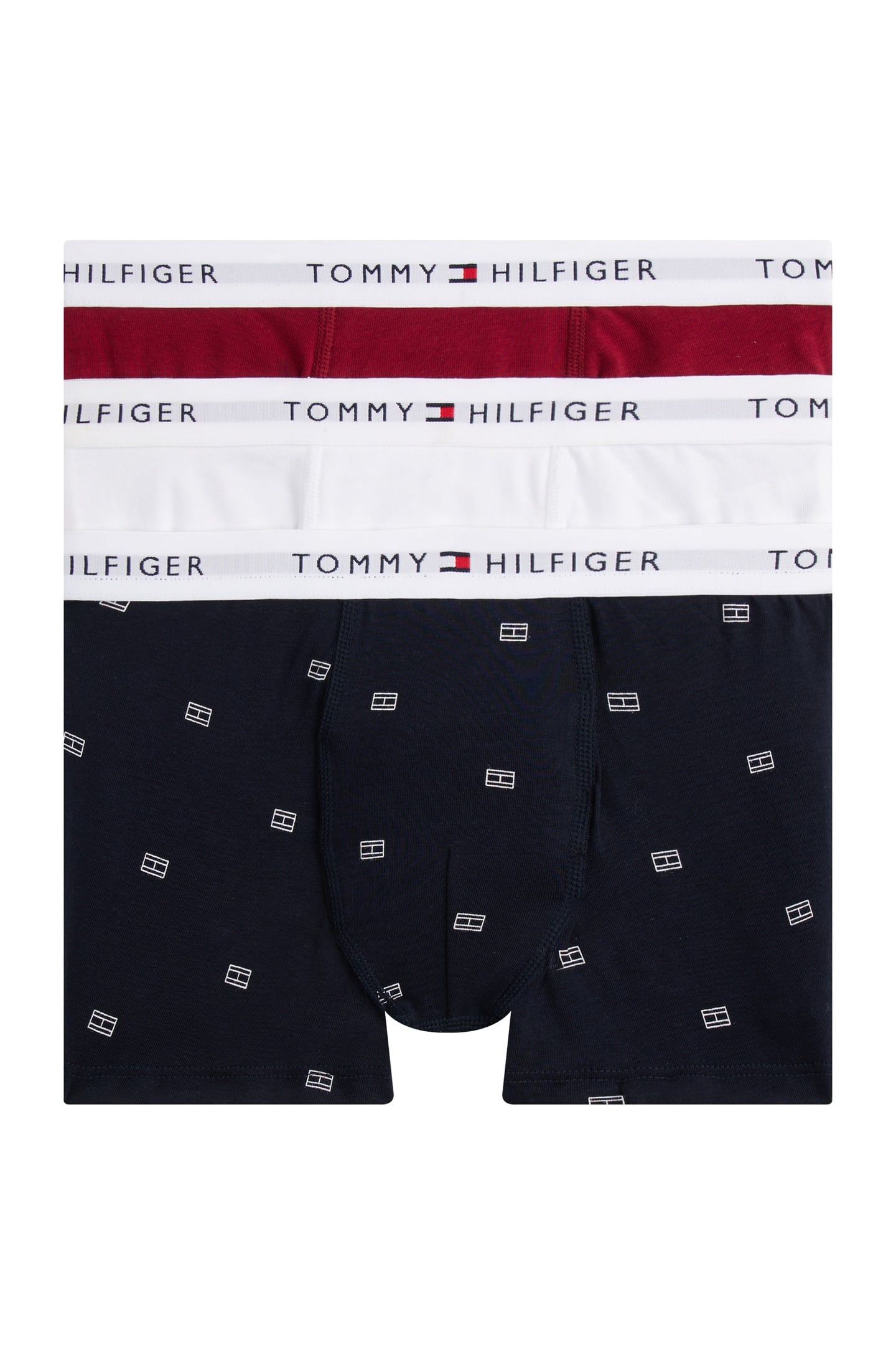 BOYS 3-PACK TRUNK PRINT ROUGE/WHITE/DES SKY FLAG AOP 1