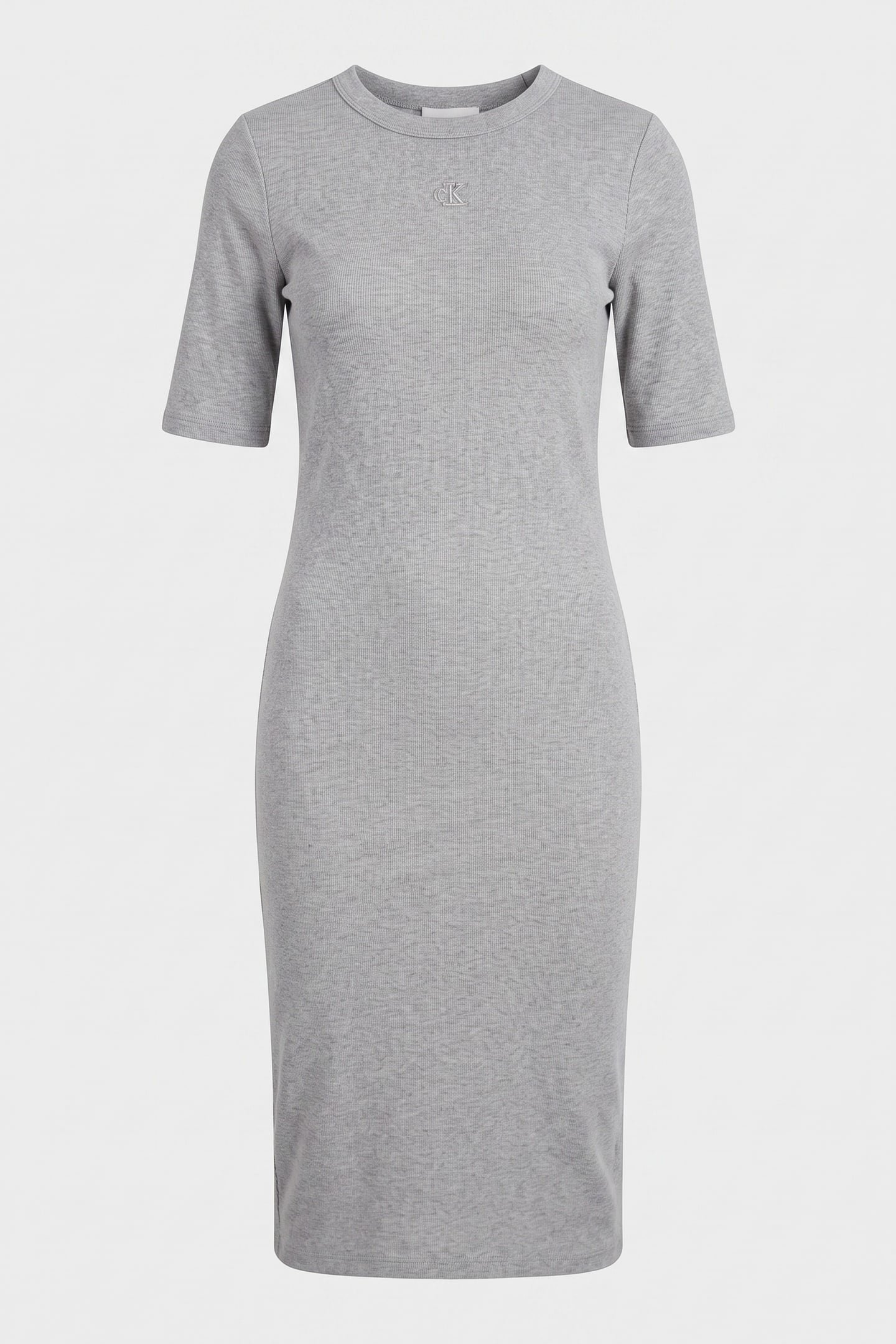 HS 1X1 REFINED COTTON DRESS BC06 GREY HEATHER 3