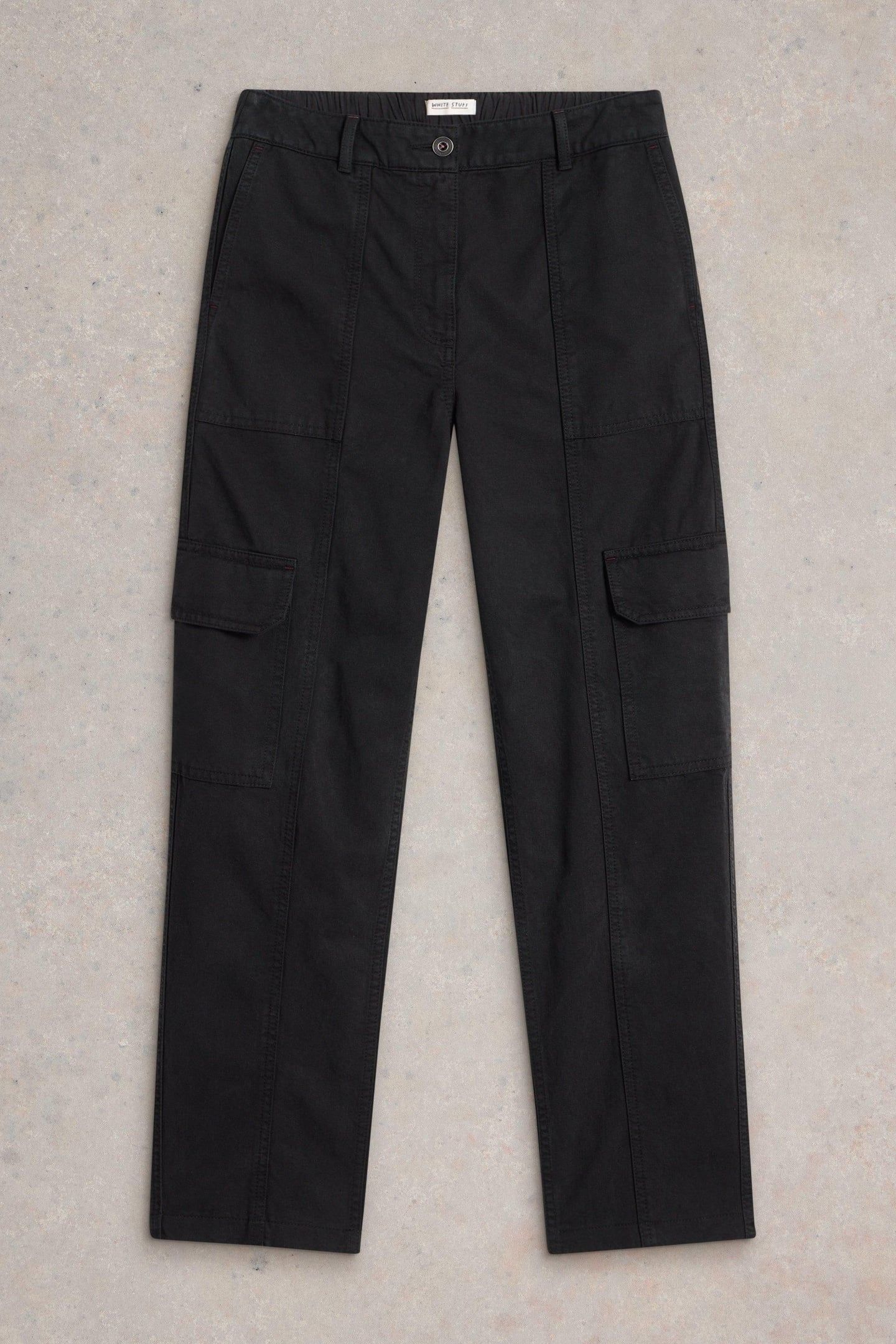 CLOVER CARGO TROUSER PURE BLACK 3