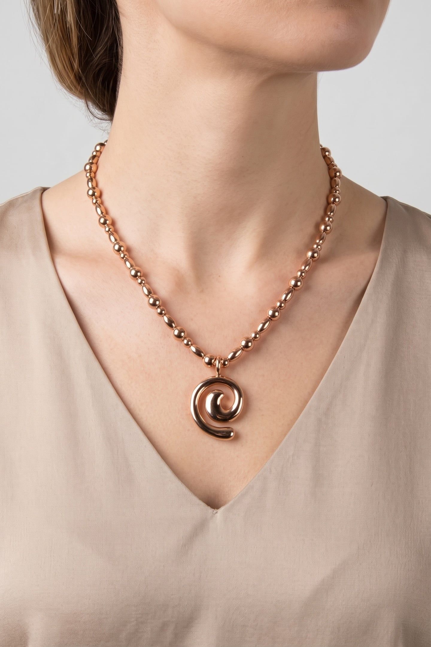 SWIRL KETTE ROSEGOLD 1