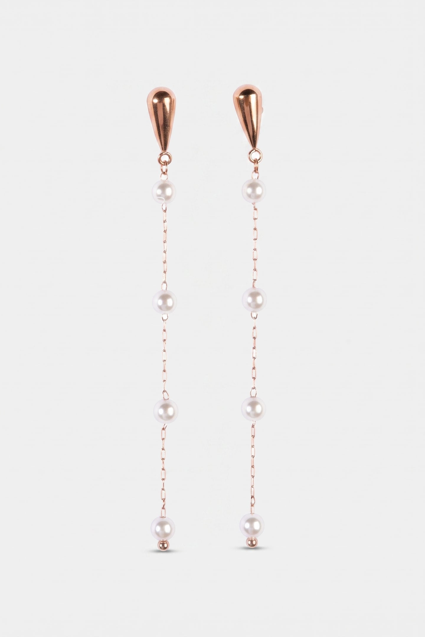 DEWDROP OHRRINGE ROSEGOLD 3