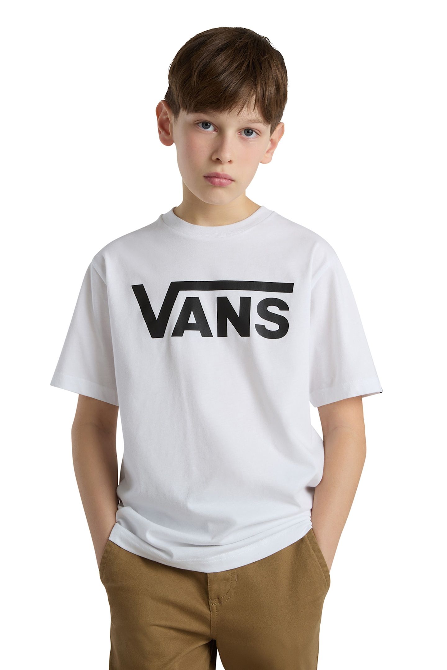 BOYS VANS CLASSIC WHITE 1