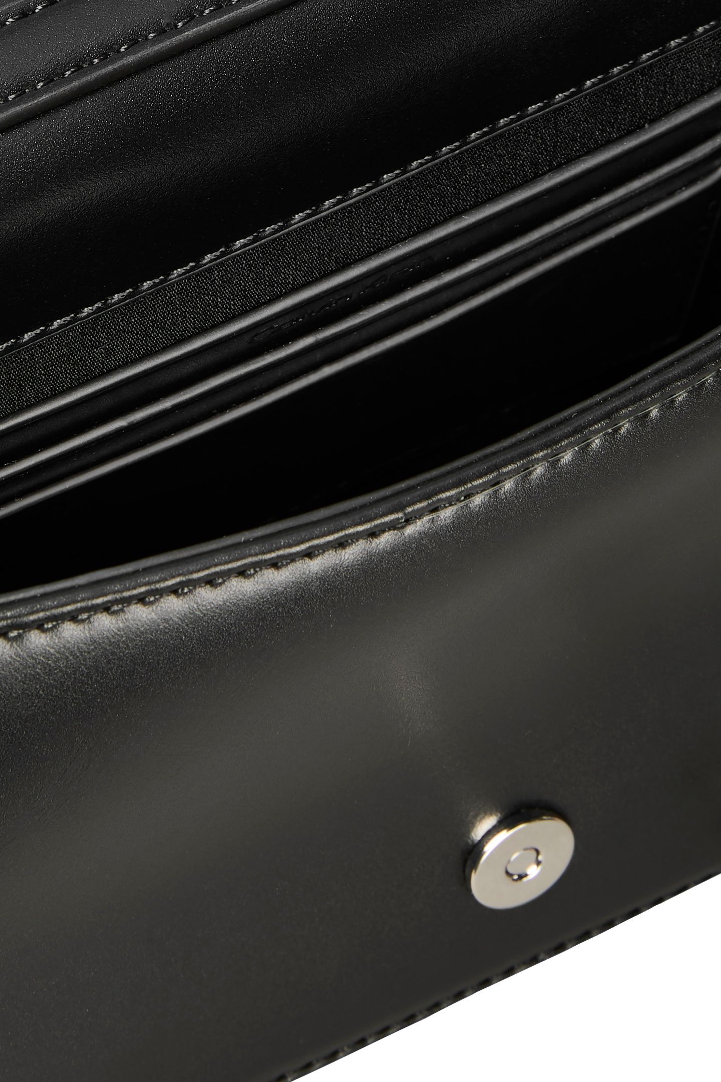 QUILTED MINI CHAIN BAG BLACK 4