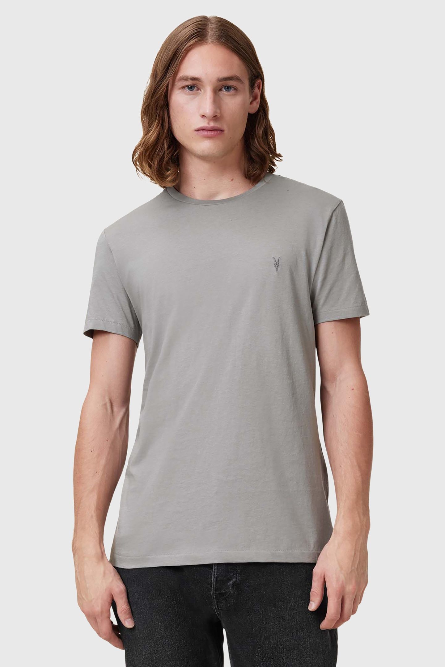 TONIC SS CREW FOSSIL GREY 2