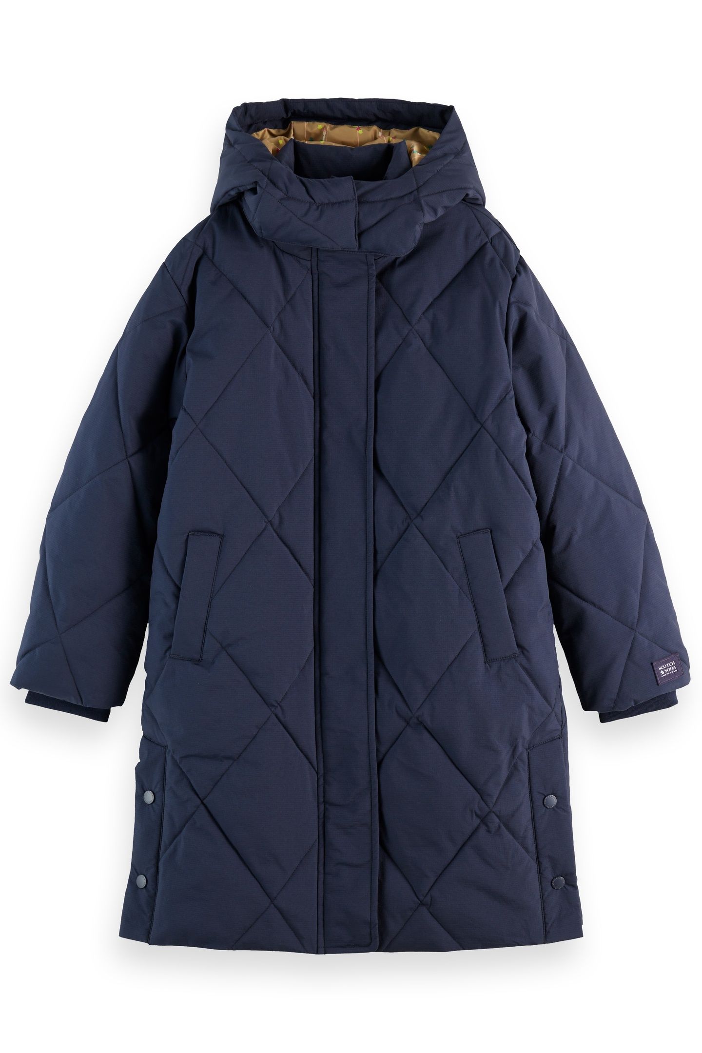 GIRLS LONGER-LENGTH PUFFER JACKET SKY CAPTAIN 1