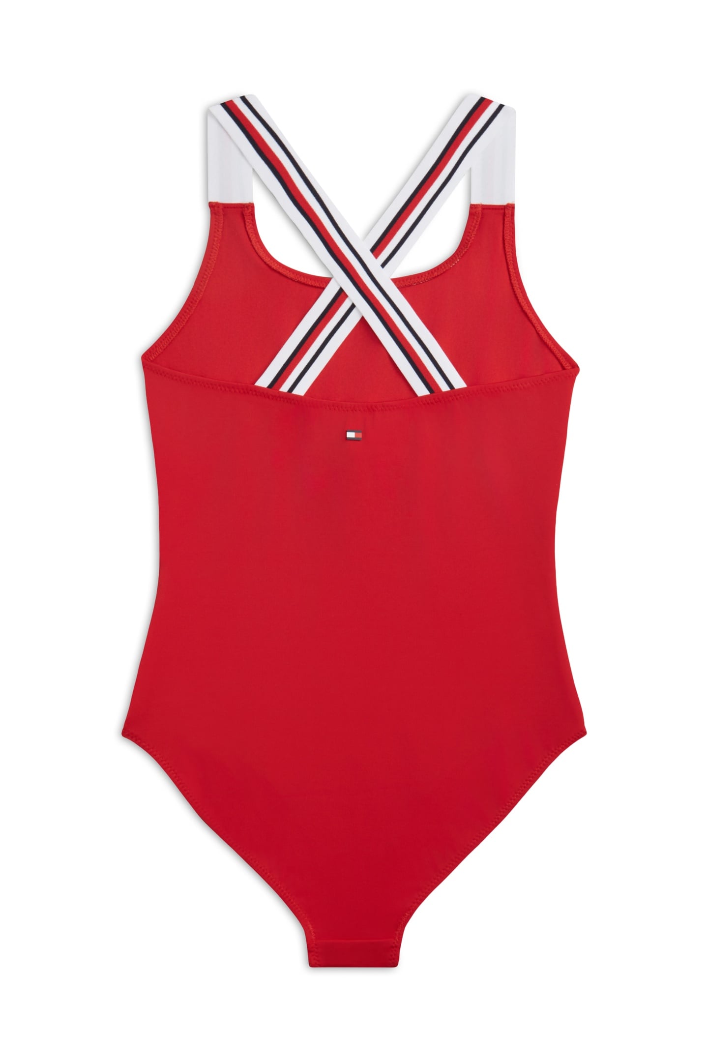 GIRLS CROSS BACK SWIMSUIT PRIMARY RED 2