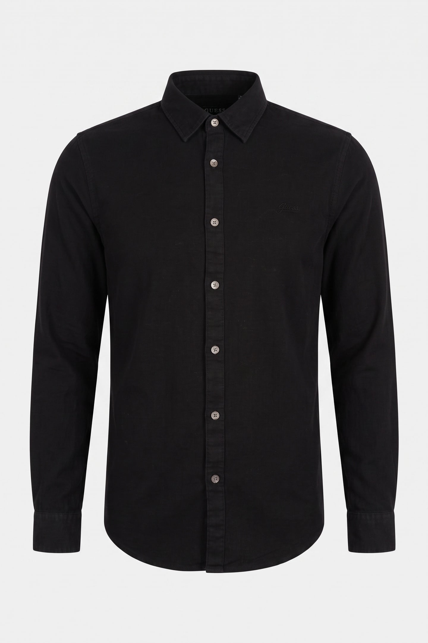GUESS ECO LS SUNSET SHIRT JET BLACK A996 3
