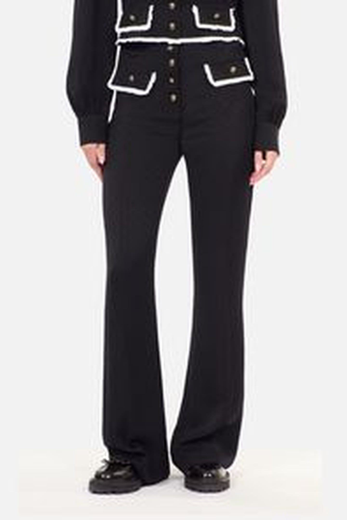 JACQUARD TROUSERS BLACK 2