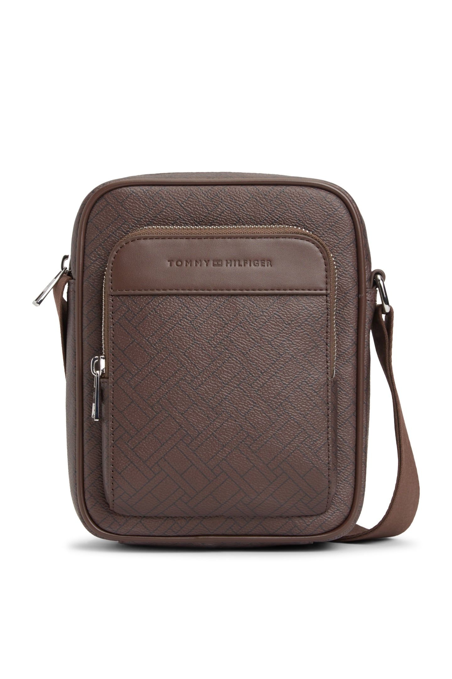 FLAG MONOGRAM MINI CROSSOVER COFFEE BEAN 2