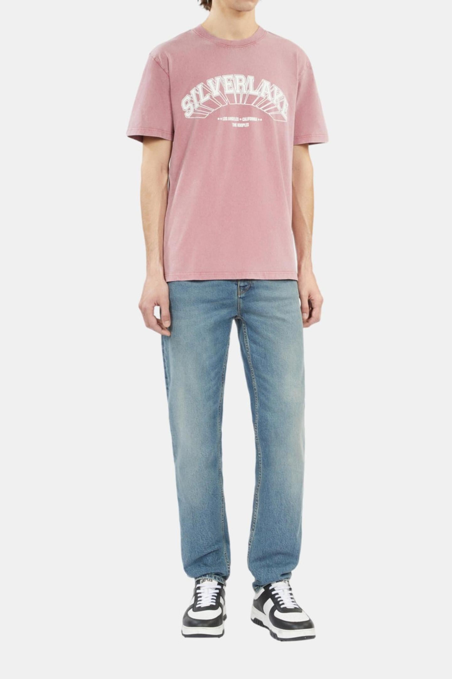 SHORT-SLEEVED T-SHIRT WITH PRINT CITY PINK WOOD 4