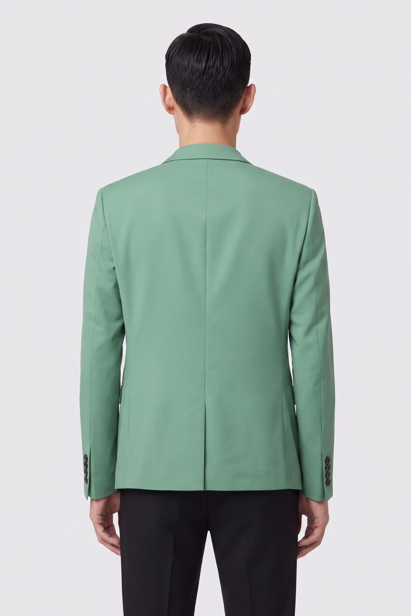 SUIT JACKET WITH TAILORED COLLAR GREEN 2
