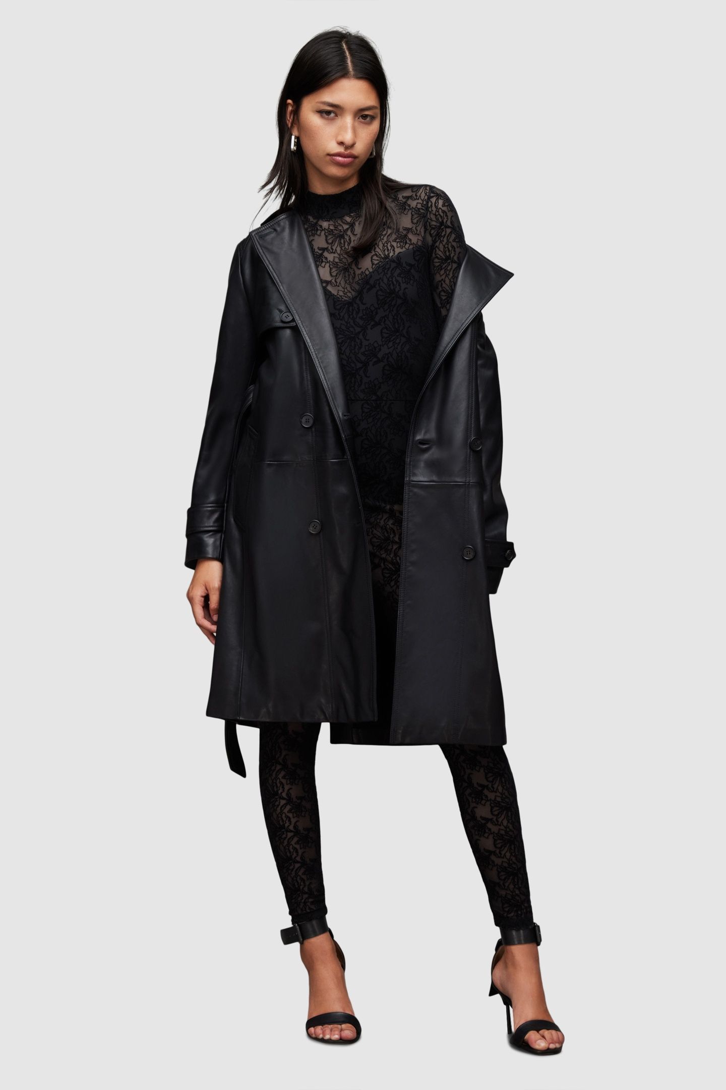 FLOCKED CATSUIT BLACK 3