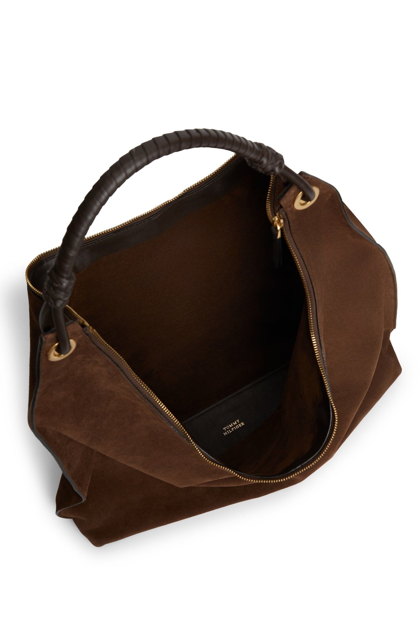STATEMENT LEATHER HOBO BAG RICH WALNUT 4