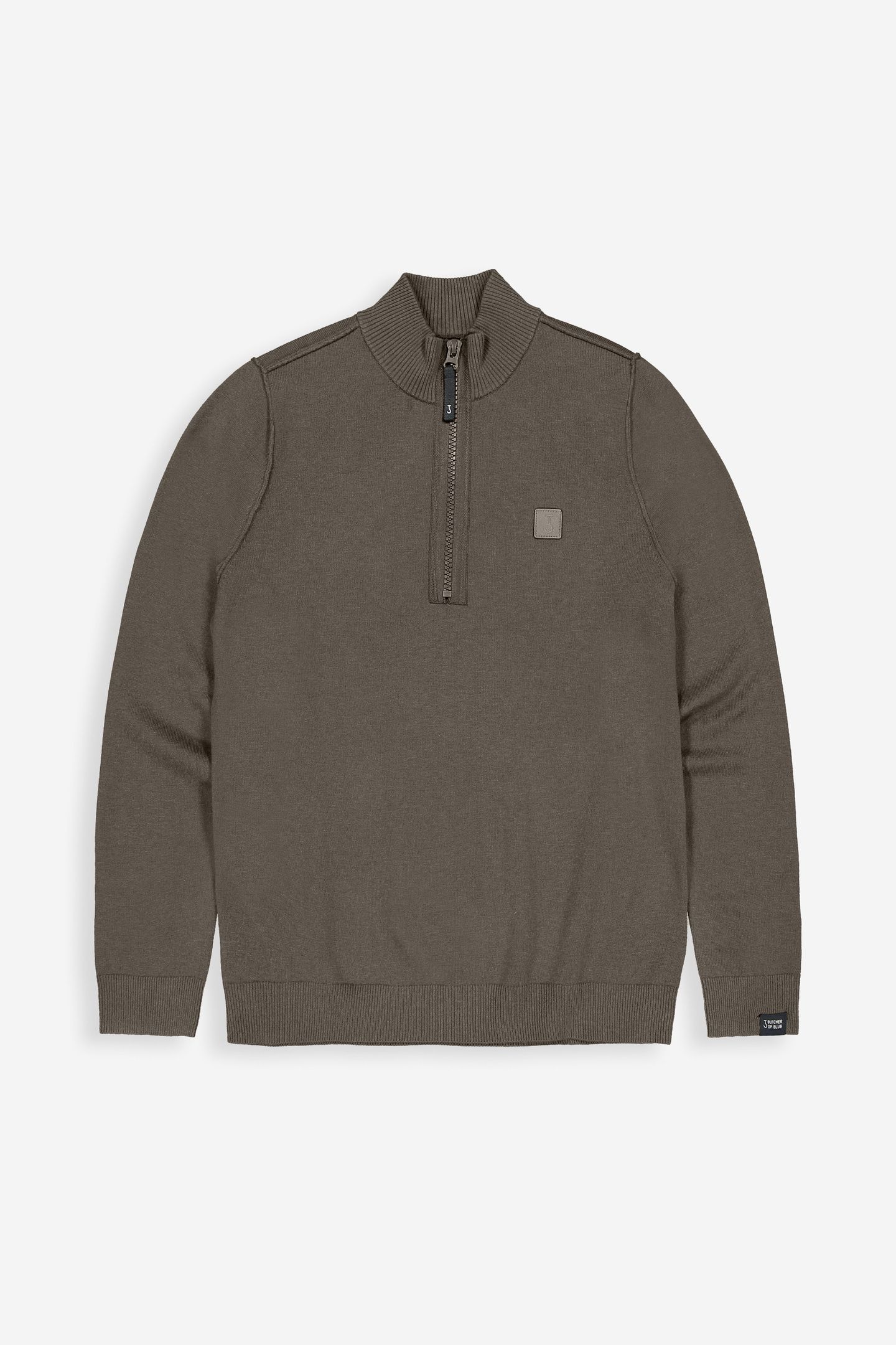 CLIFTON HALFZIP MOCHA BROWN 3