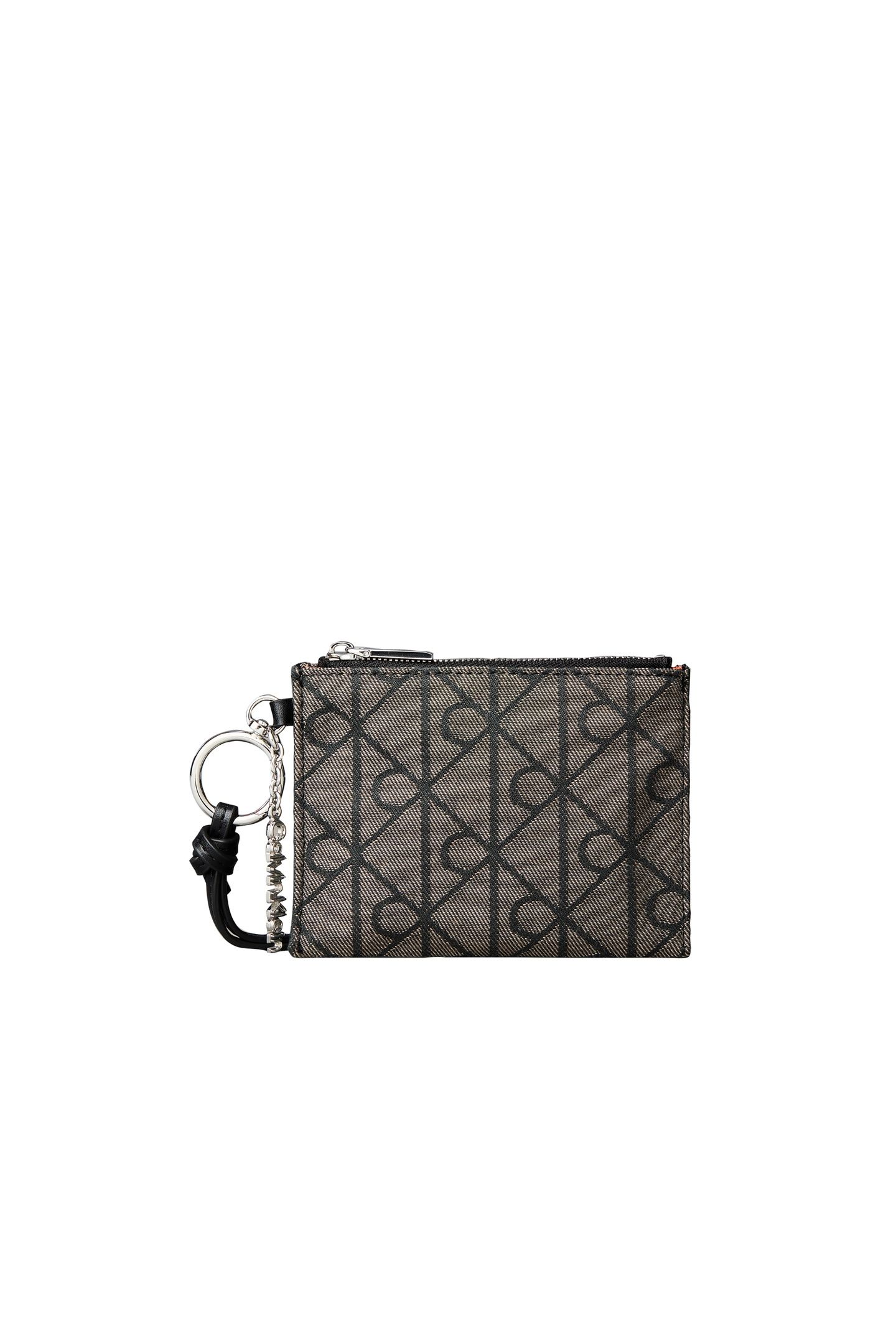 SCRIPT HARDWARE JACQUARD POUCH LOTUS BEIGE/BLACK JACQUARD 1