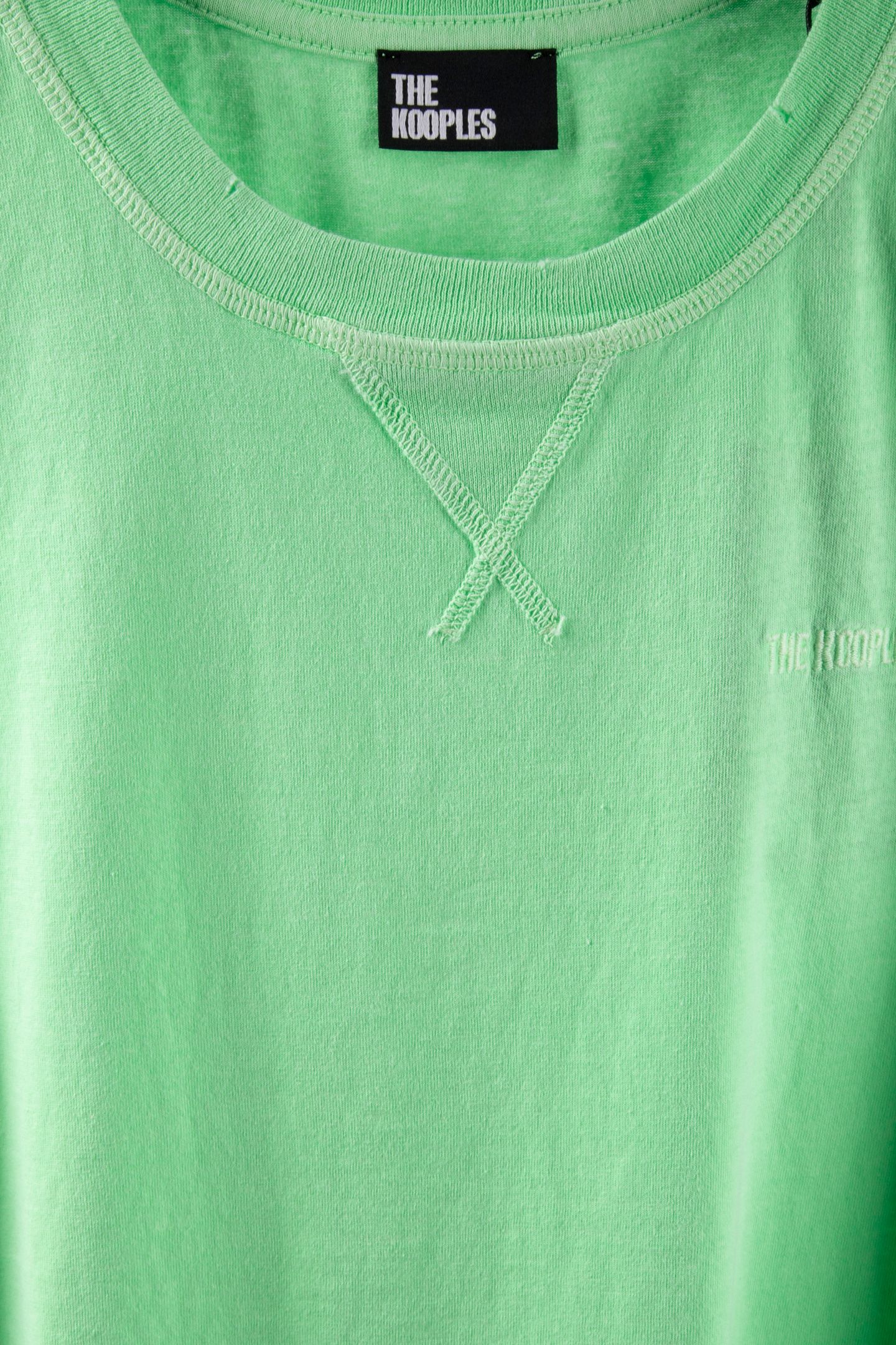 VINTAGE NEON SLEEVE-LESS T-SHIRT VERT FLUO 4