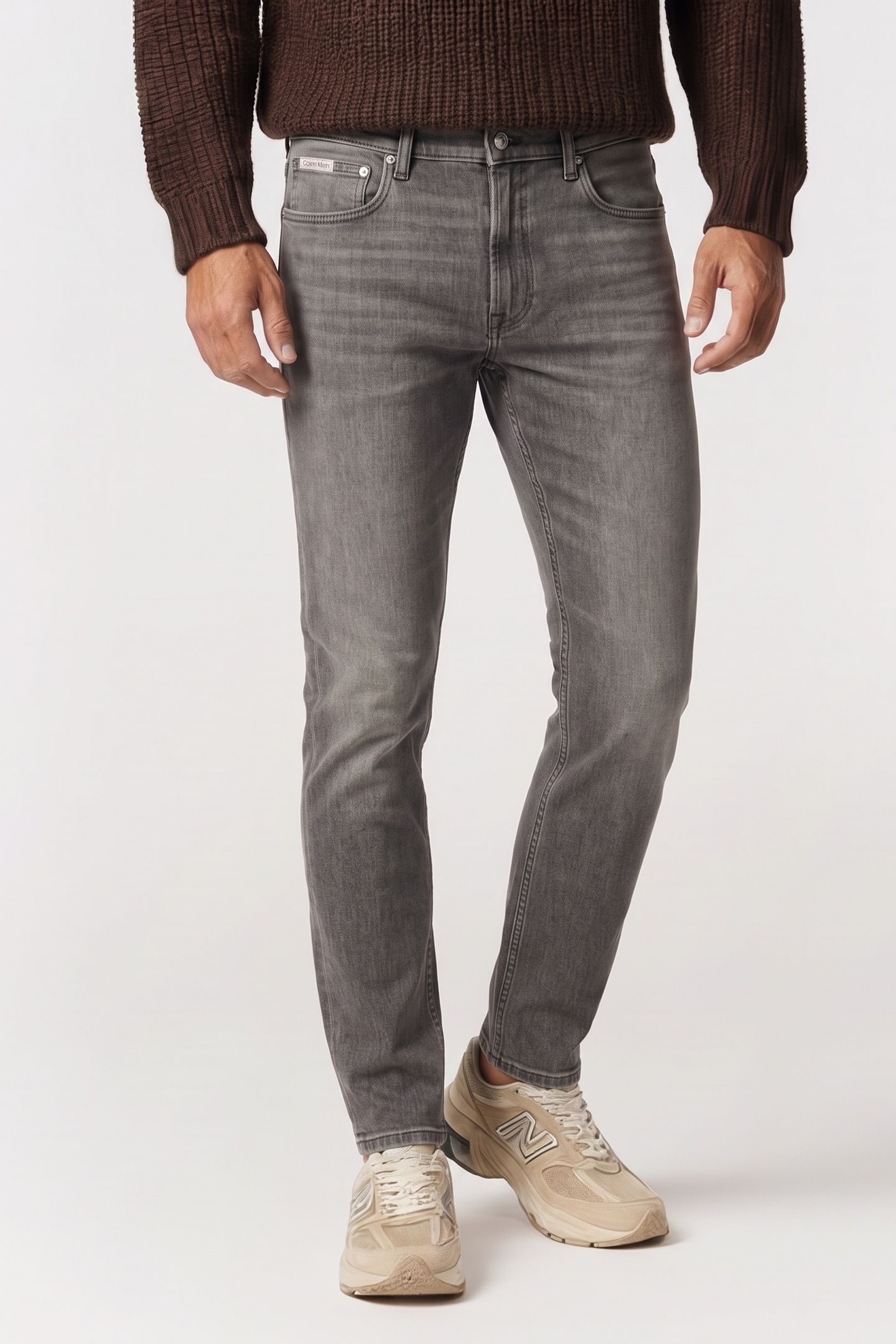 SLIM TAPER ABRADED JEAN ABRADED STONE 1