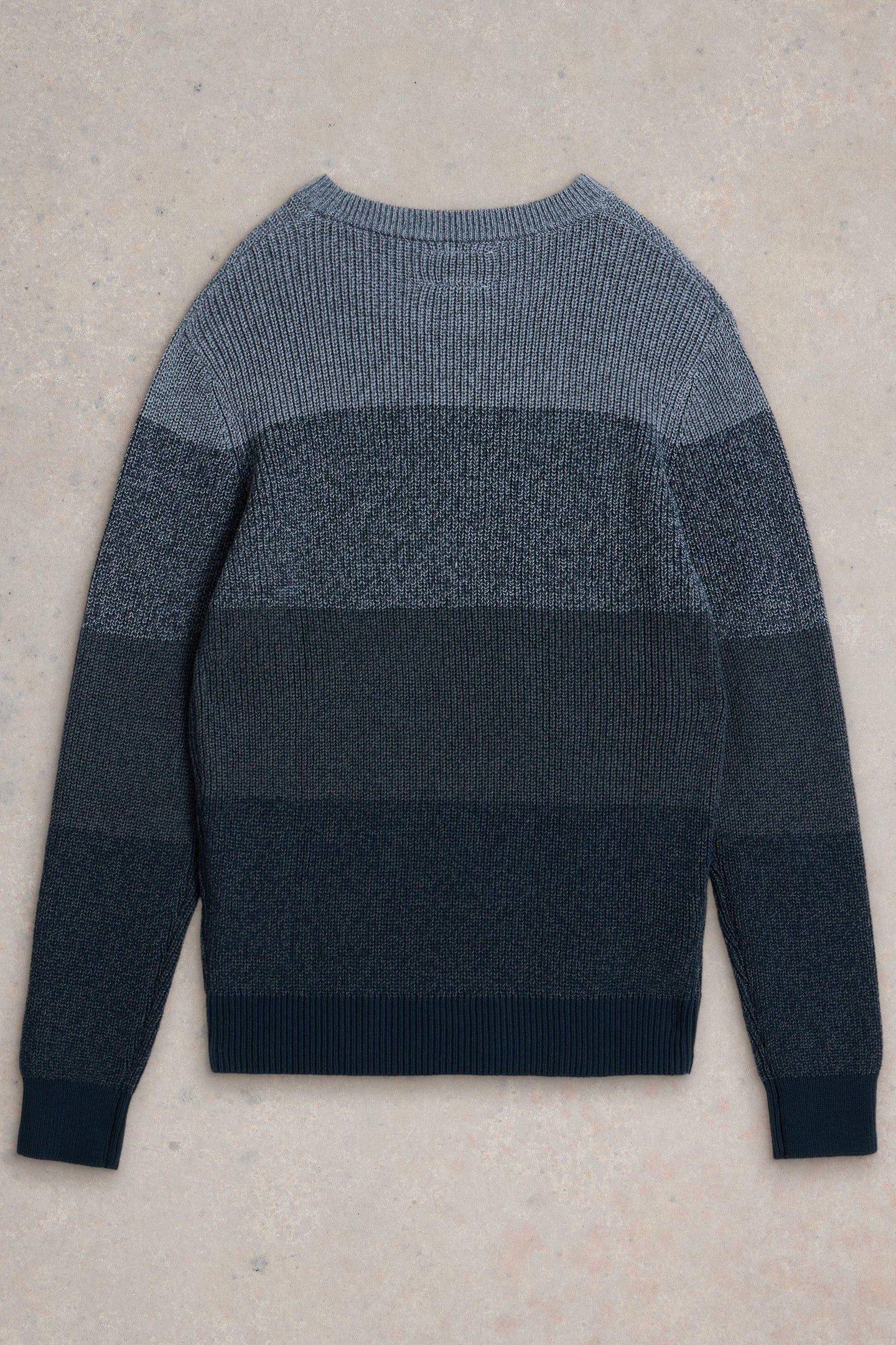 TWISTED COLOURBLOCK CREW DARK NAVY 2