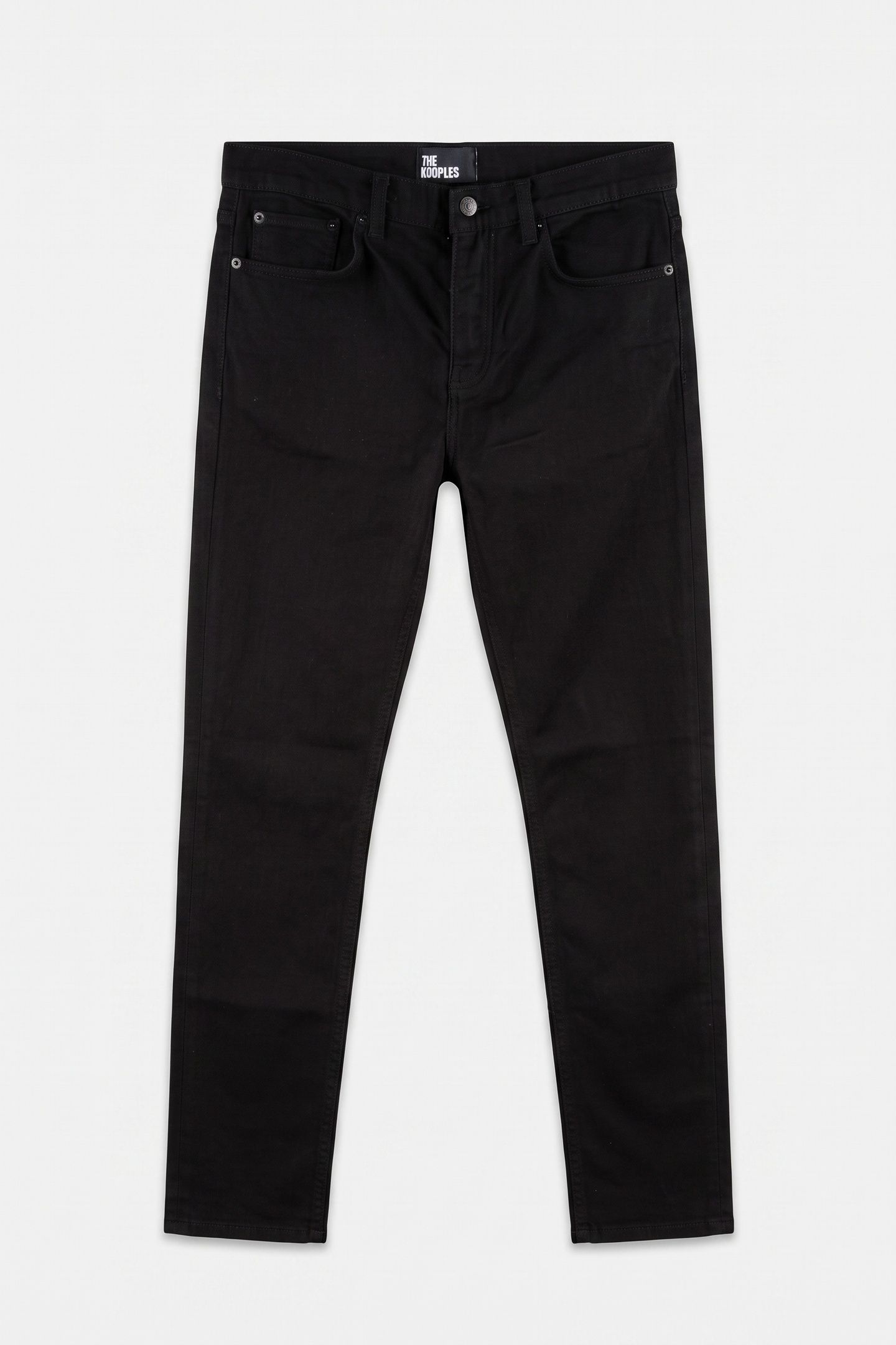 SLIM BLACK DENIM JEANS BLACK BRUT 3