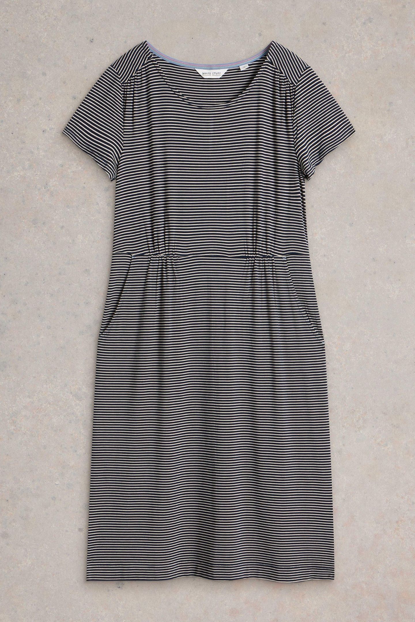 TALLIE JERSEY DRESS BLACK MULTI 4