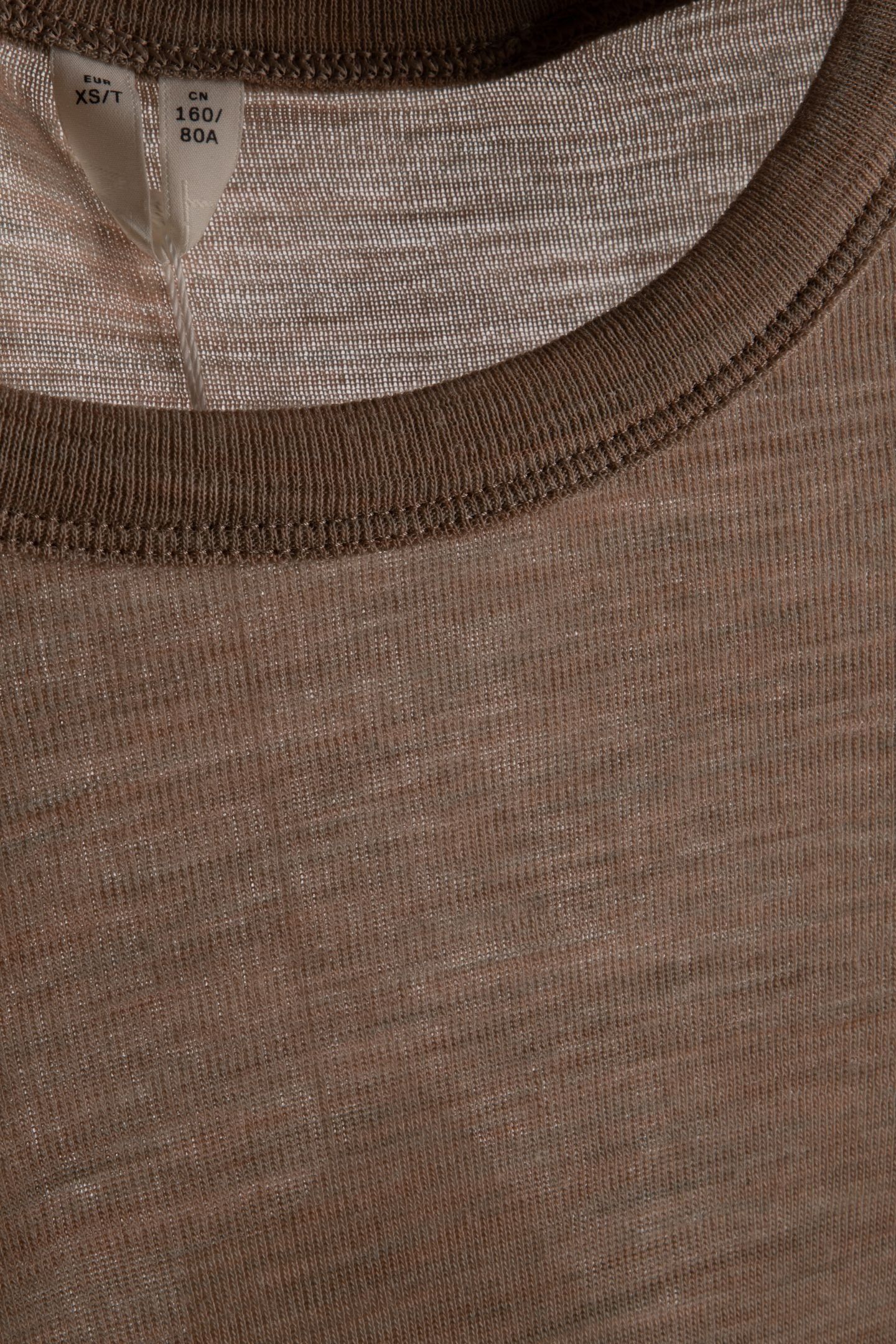 ODDRUN WOOL RIB LS BEIGE 5