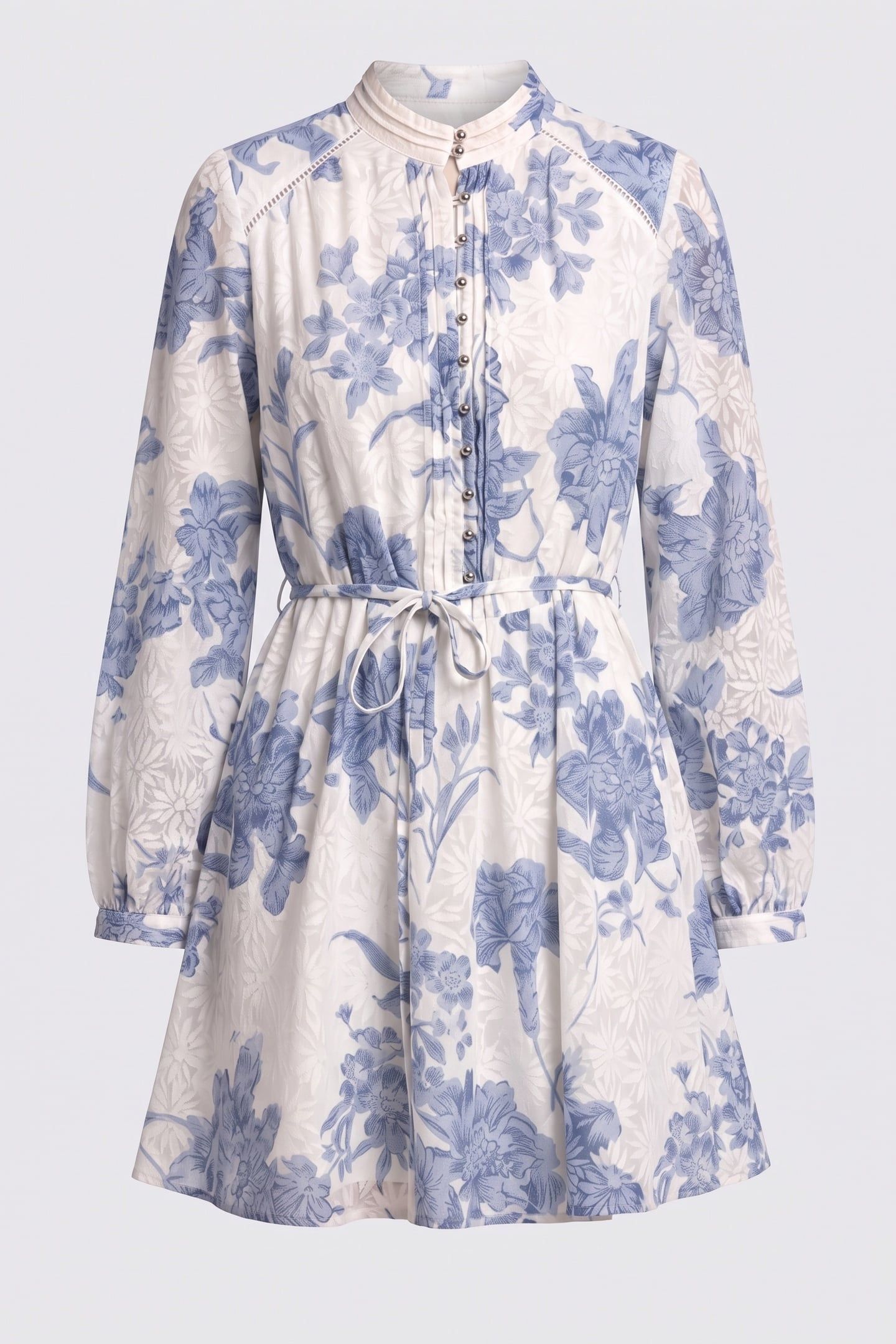 GUESS ECO ADÈLAIDE LS FLARE DR DREAMING LILIES PRIN 3