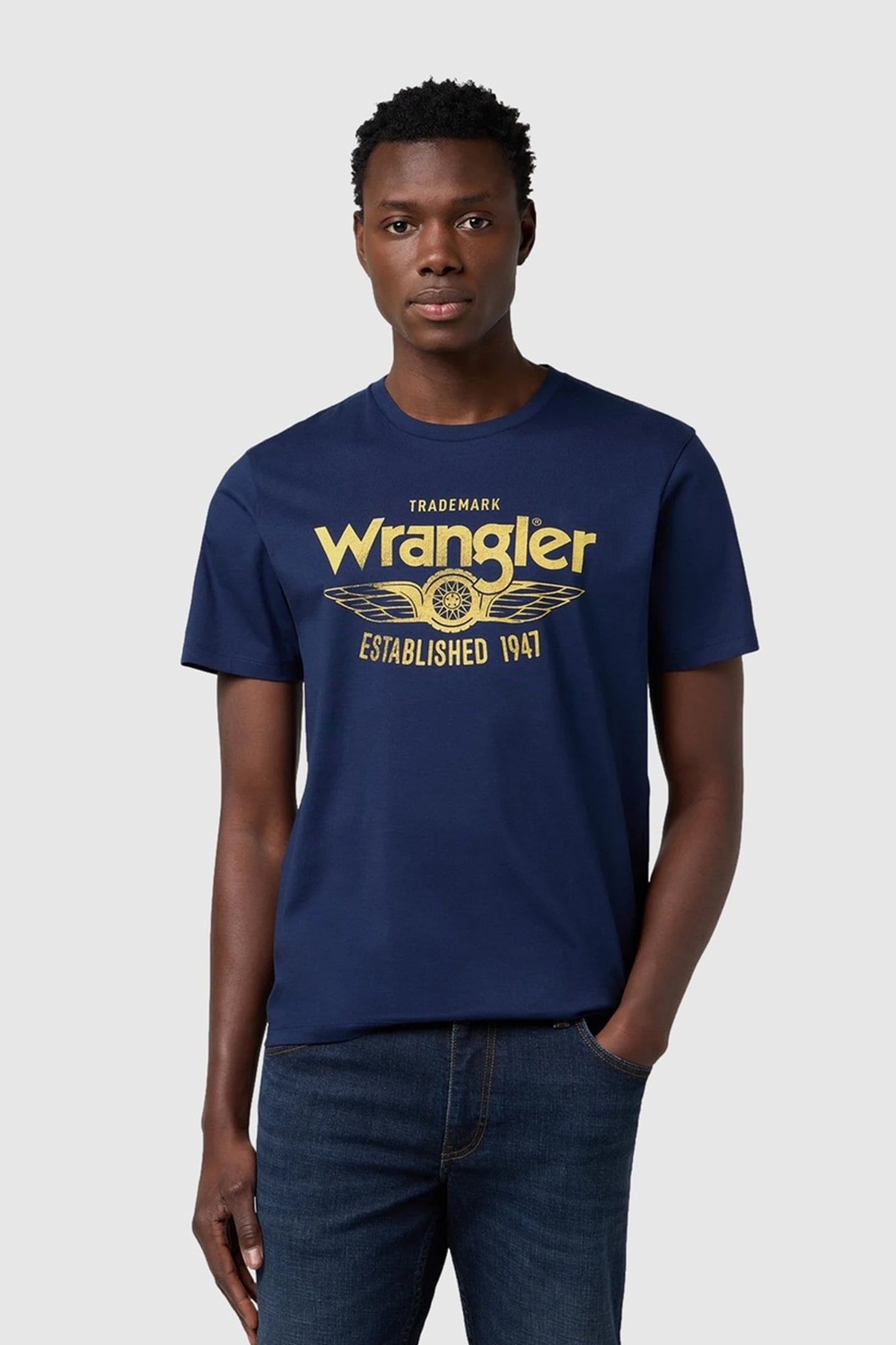 AMERICANA TEE NAVY BLUE 1