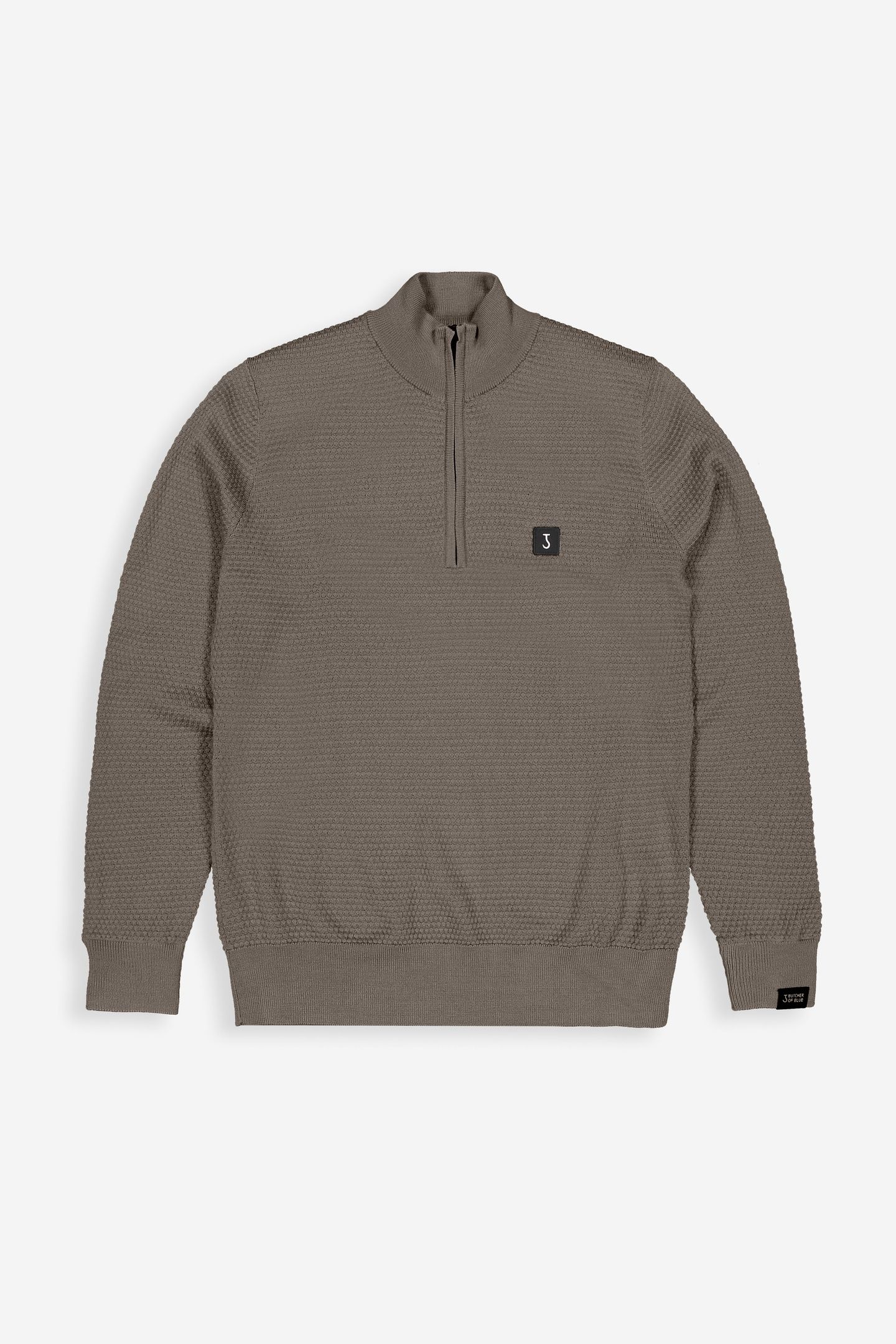 STRUCTURE HALFZIP MOCHA BROWN 3